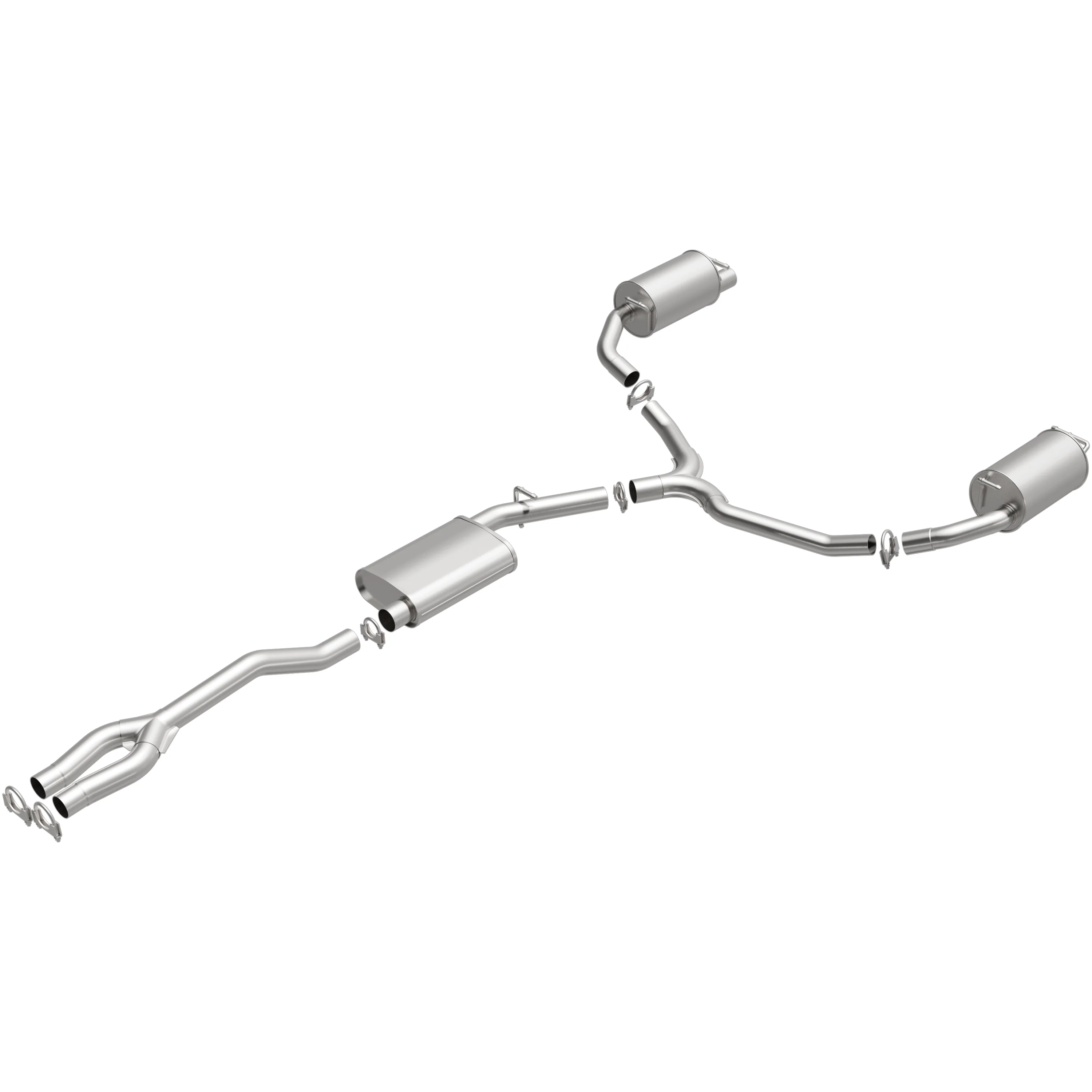 BRExhaust 2015-2023 Chrysler 300 3.6L | 2015-2023 Dodge Charger SXT 3.6L Direct-Fit Exhaust System Kit 106-0773 - Image 4