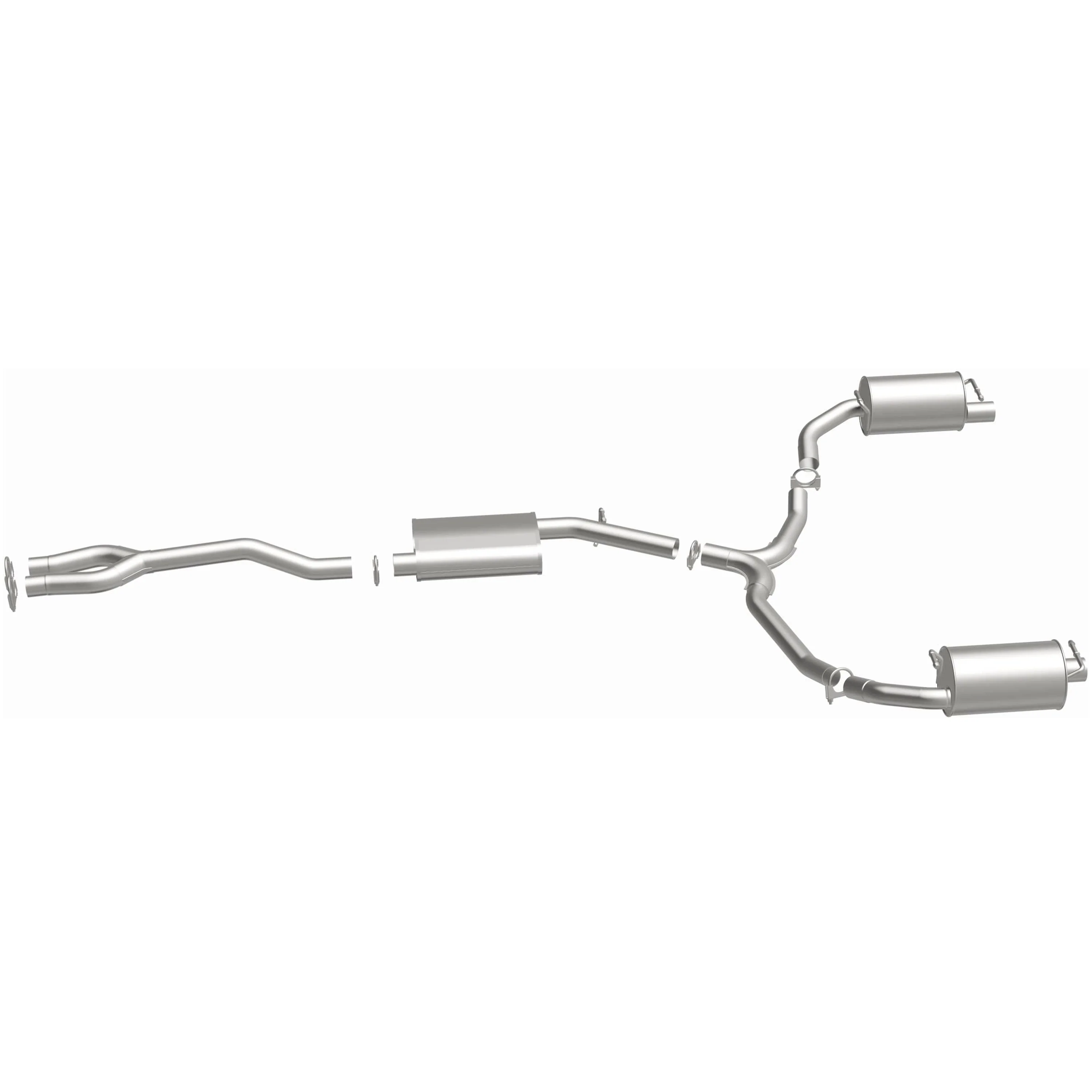 BRExhaust 2015-2023 Chrysler 300 3.6L | 2015-2023 Dodge Charger SXT 3.6L Direct-Fit Exhaust System Kit 106-0773 - Image 5
