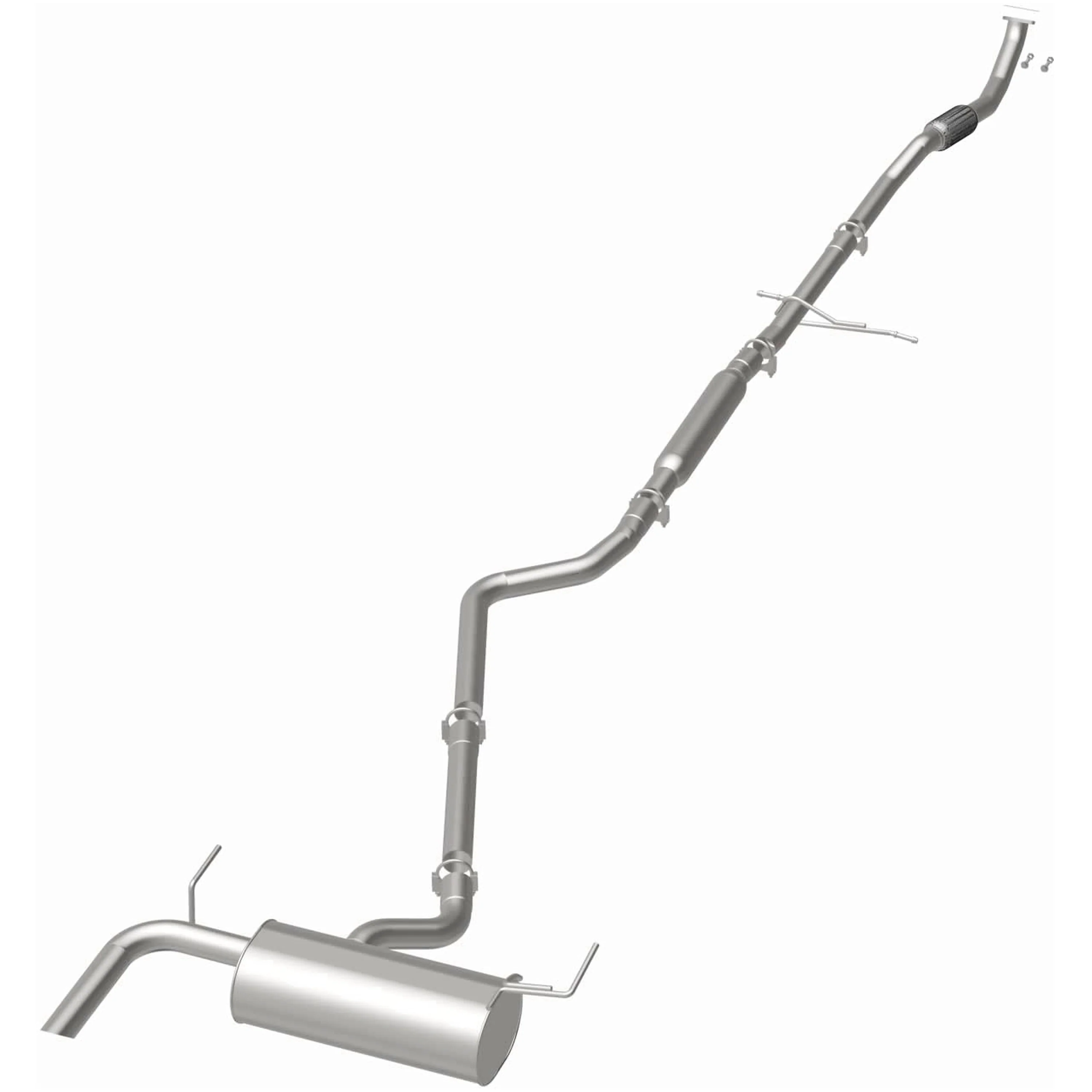 BRExhaust 2014-2019 Jeep Cherokee 2.4L Direct-Fit Exhaust System Kit 106-0781 - Image 3