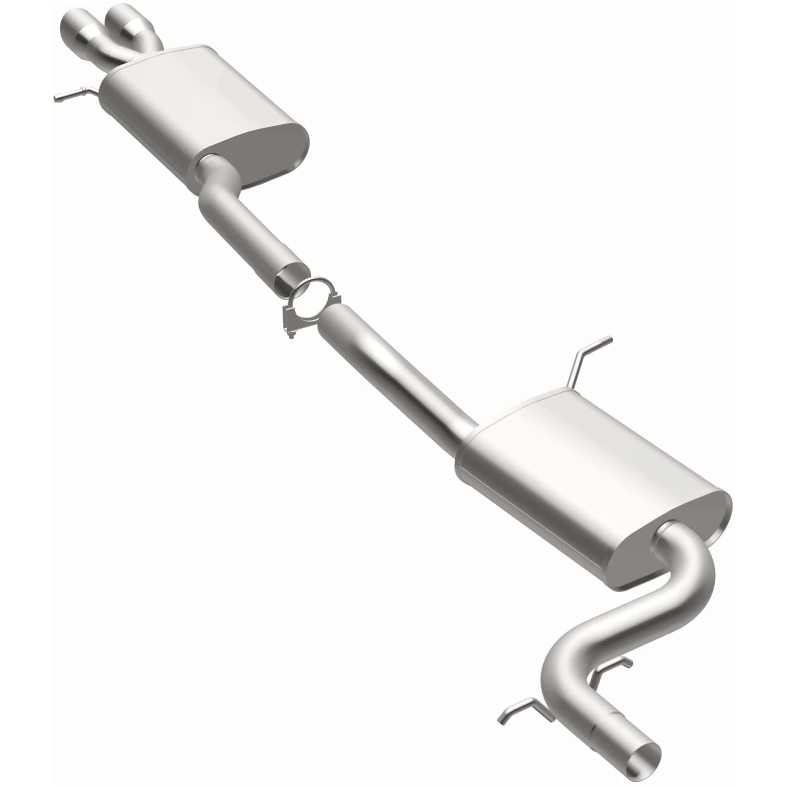 BRExhaust 2012-2018 Volkswagen Jetta 2.0L | 2014-2018 Volkswagen Jetta 1.8L Direct-Fit Exhaust System Kit 106-0791 - Image 2