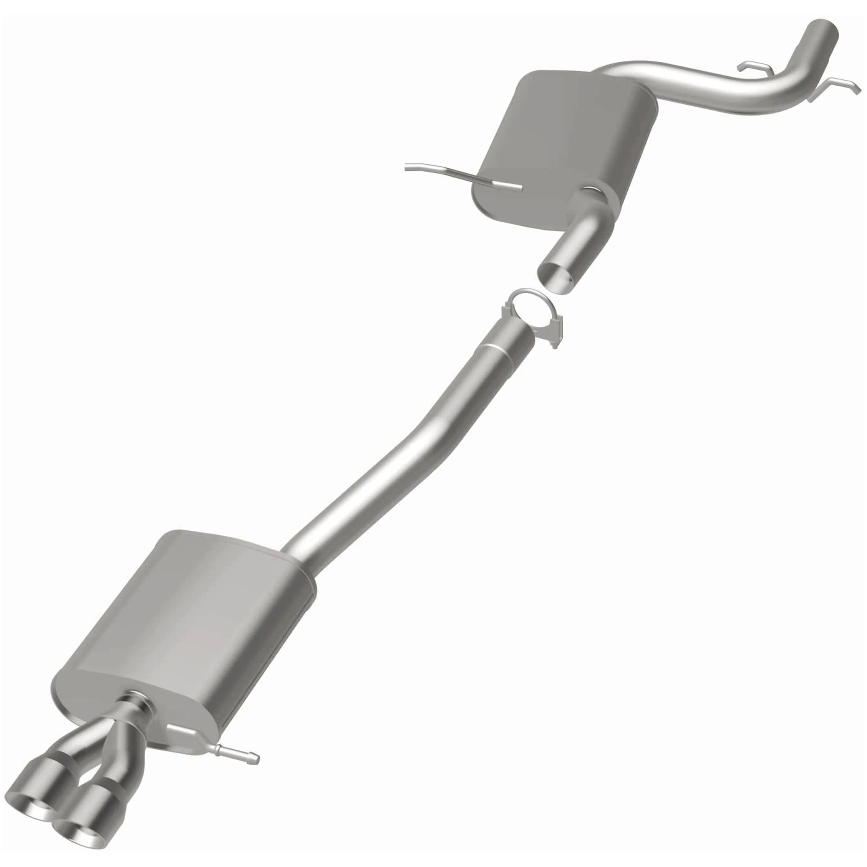 BRExhaust 2012-2018 Volkswagen Jetta 2.0L | 2014-2018 Volkswagen Jetta 1.8L Direct-Fit Exhaust System Kit 106-0791 - Image 3
