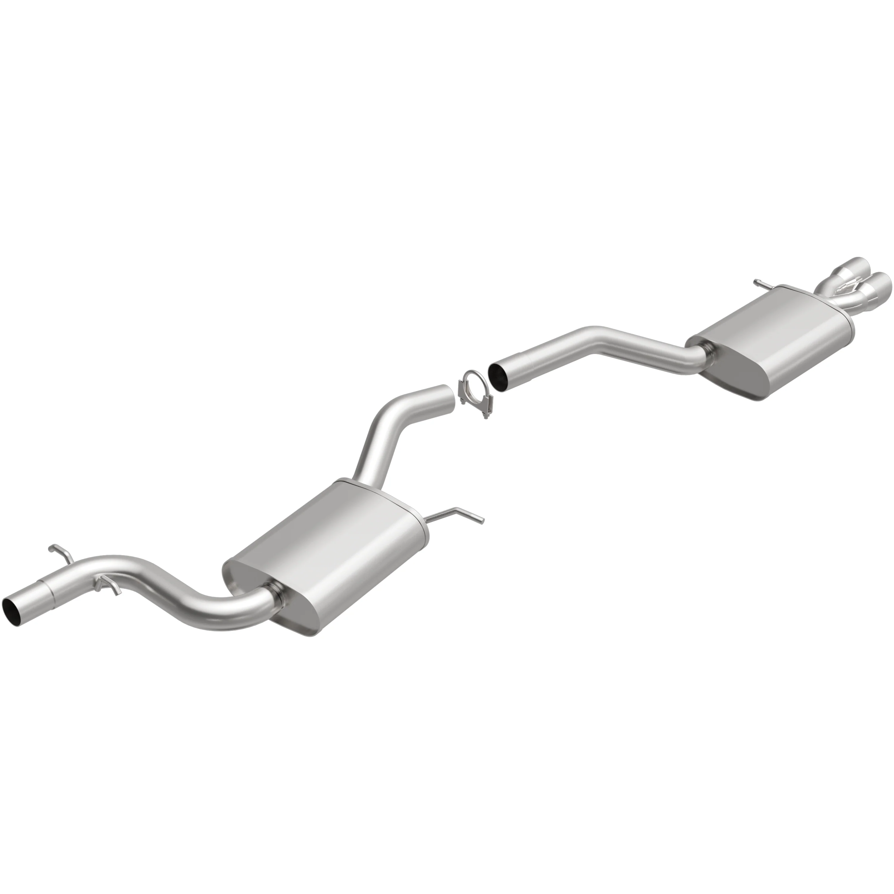 BRExhaust 2012-2018 Volkswagen Jetta 2.0L | 2014-2018 Volkswagen Jetta 1.8L Direct-Fit Exhaust System Kit 106-0791 - Image 4