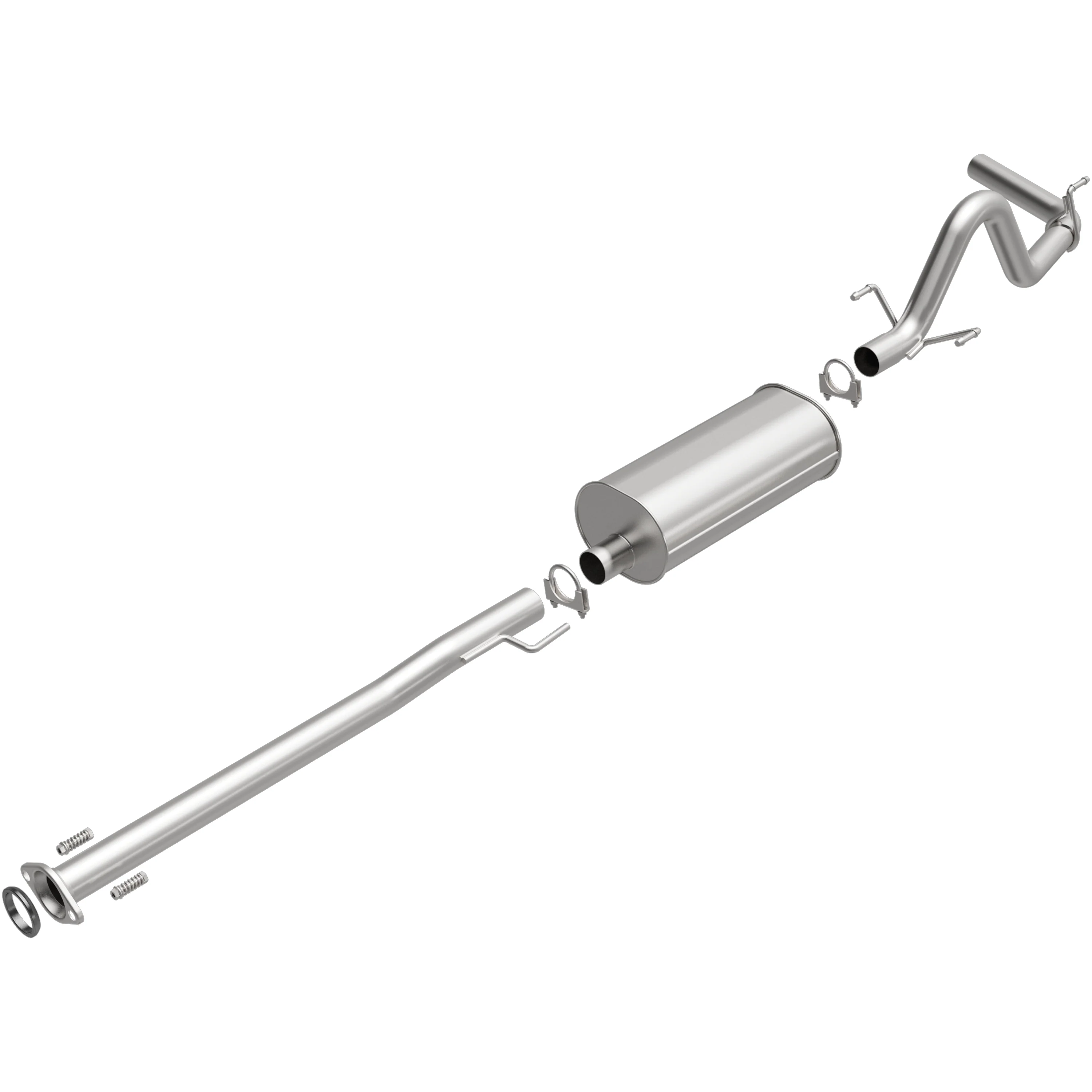 BRExhaust 2013-2015 Toyota Tacoma 4.0L Direct-Fit Exhaust System Kit 106-0792 - Image 2