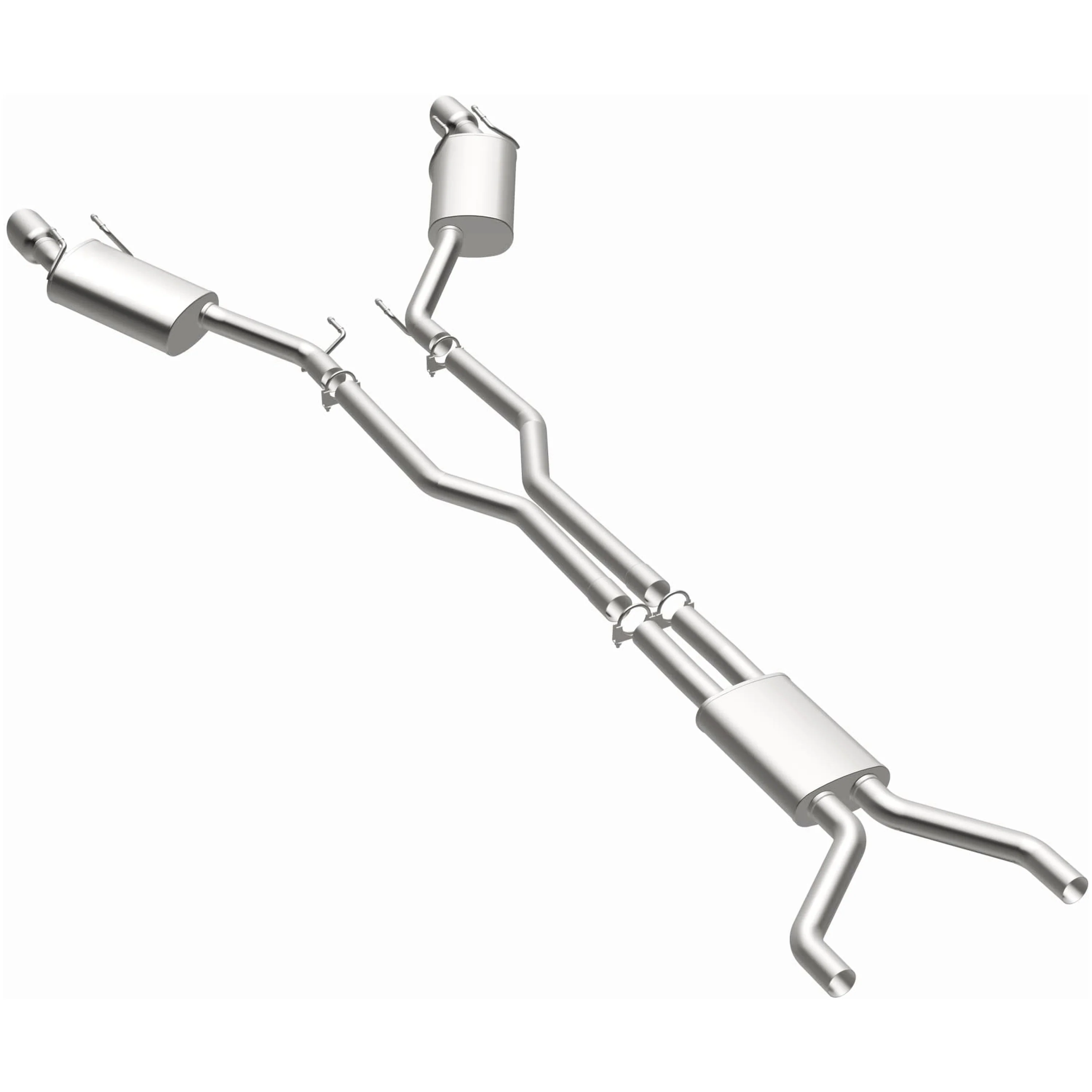 BRExhaust 2010-2015 Chevrolet Camaro 3.6L Direct-Fit Exhaust System Kit 106-0795 - Image 2