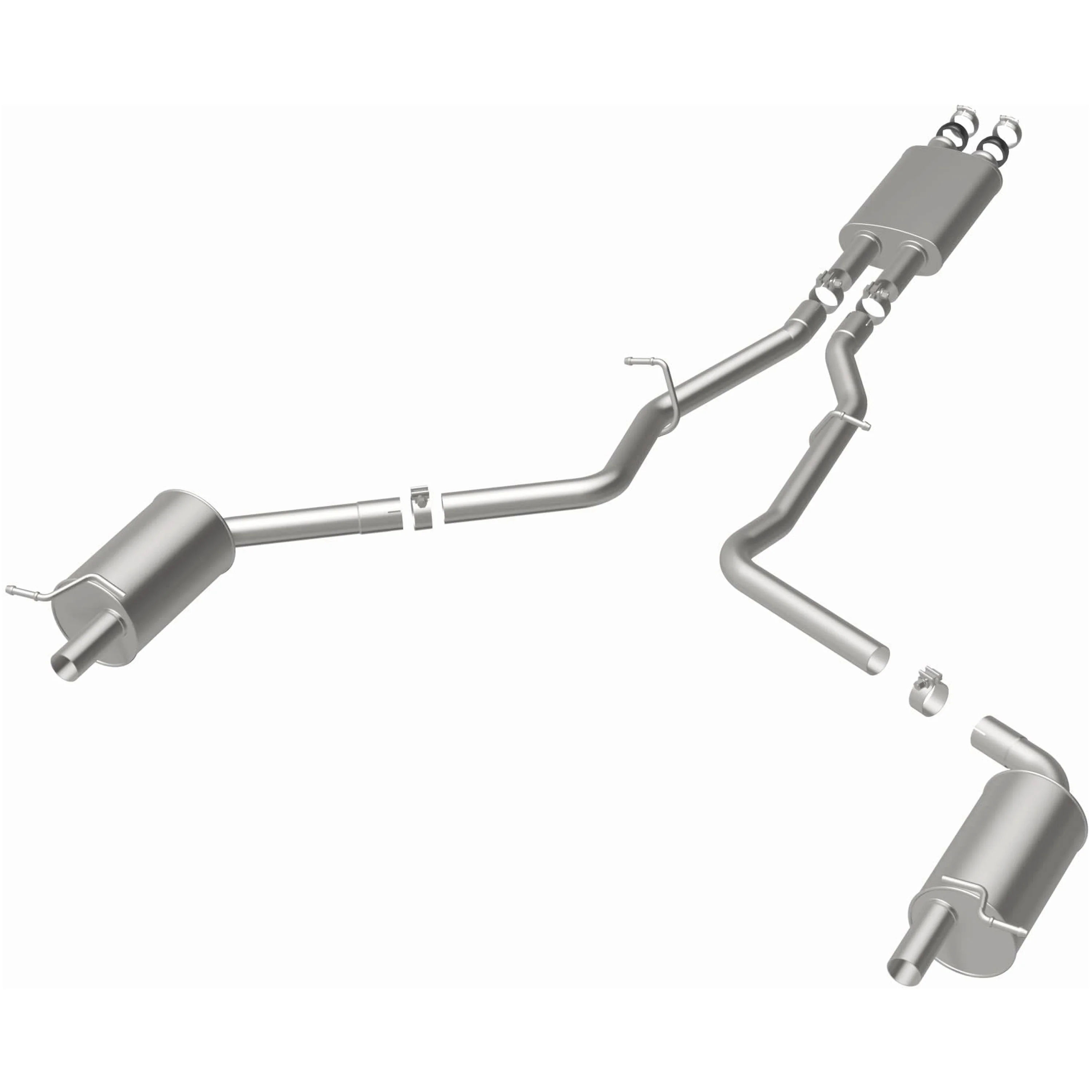 BRExhaust 2012-2016 Mercedes-Benz E350 3.5L Direct-Fit Exhaust System Kit 106-0797 - Image 3