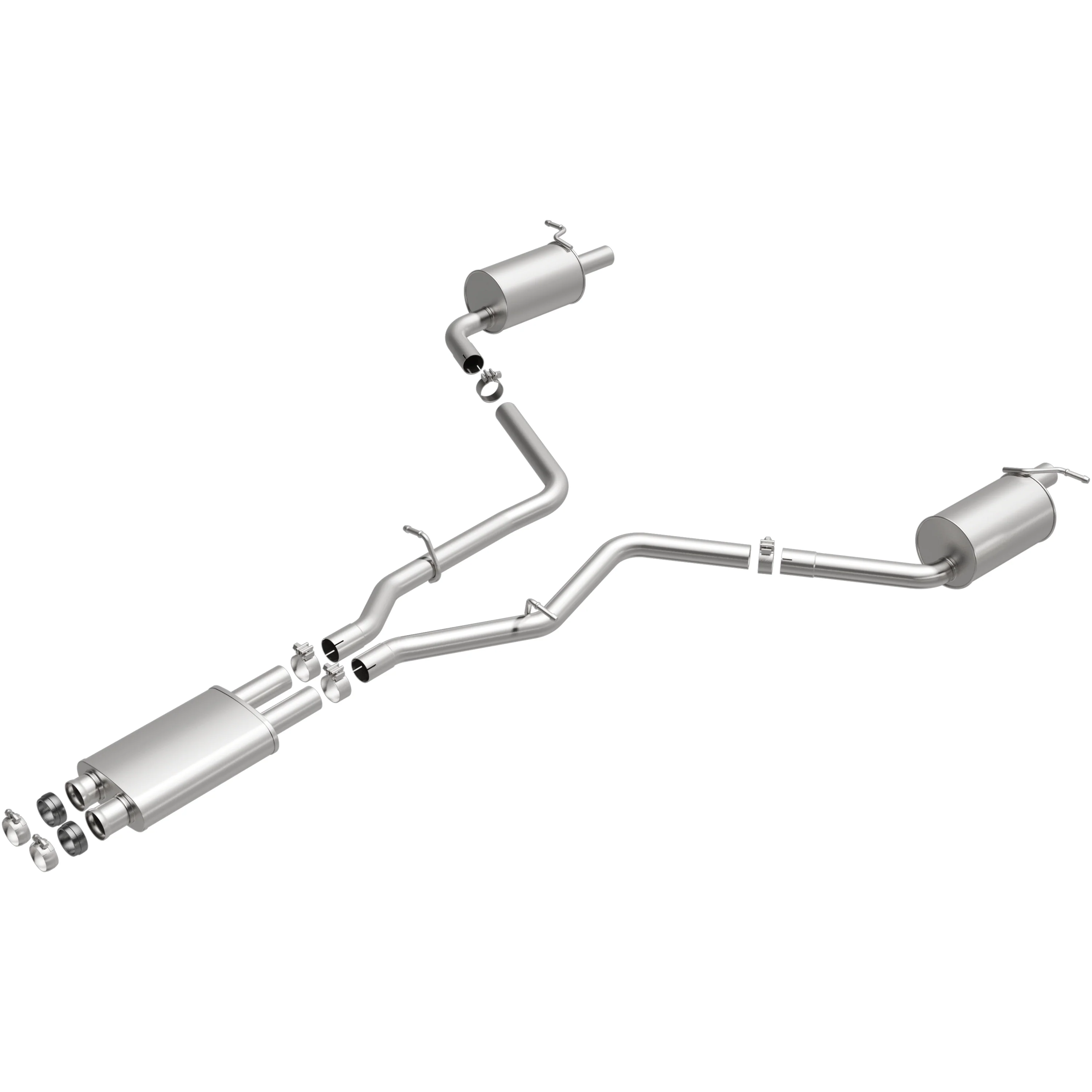 BRExhaust 2012-2016 Mercedes-Benz E350 3.5L Direct-Fit Exhaust System Kit 106-0797 - Image 4