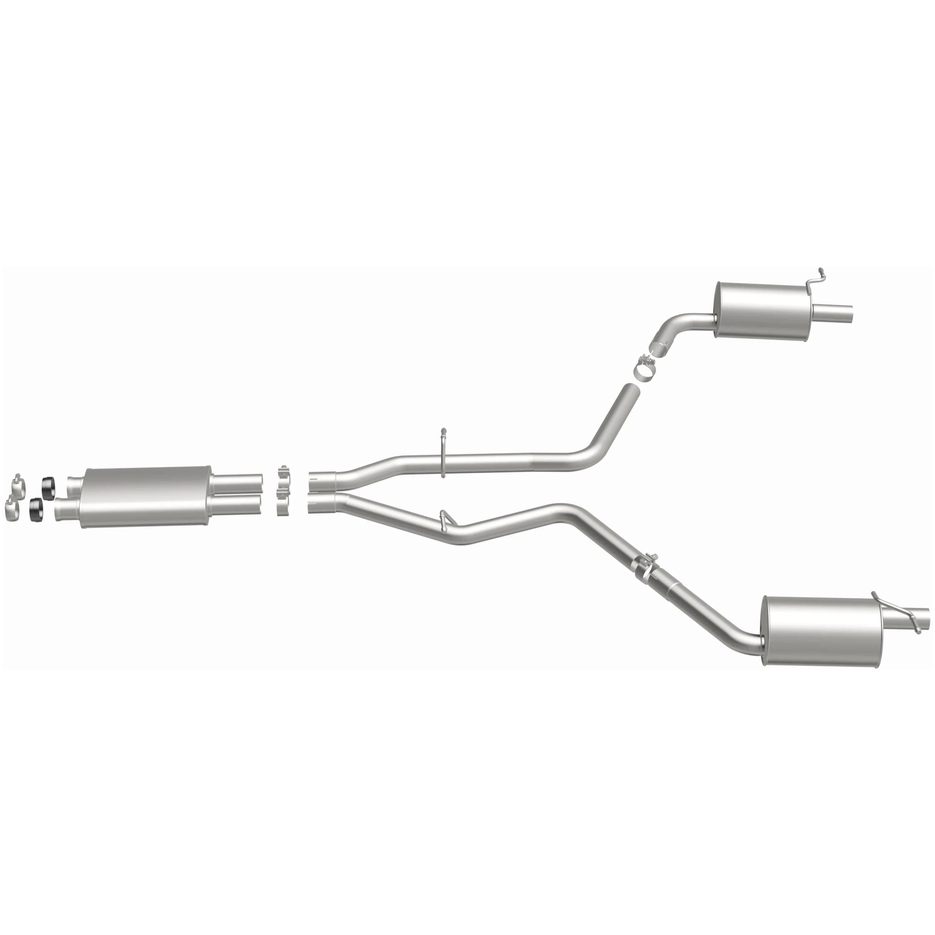 BRExhaust 2012-2016 Mercedes-Benz E350 3.5L Direct-Fit Exhaust System Kit 106-0797 - Image 5