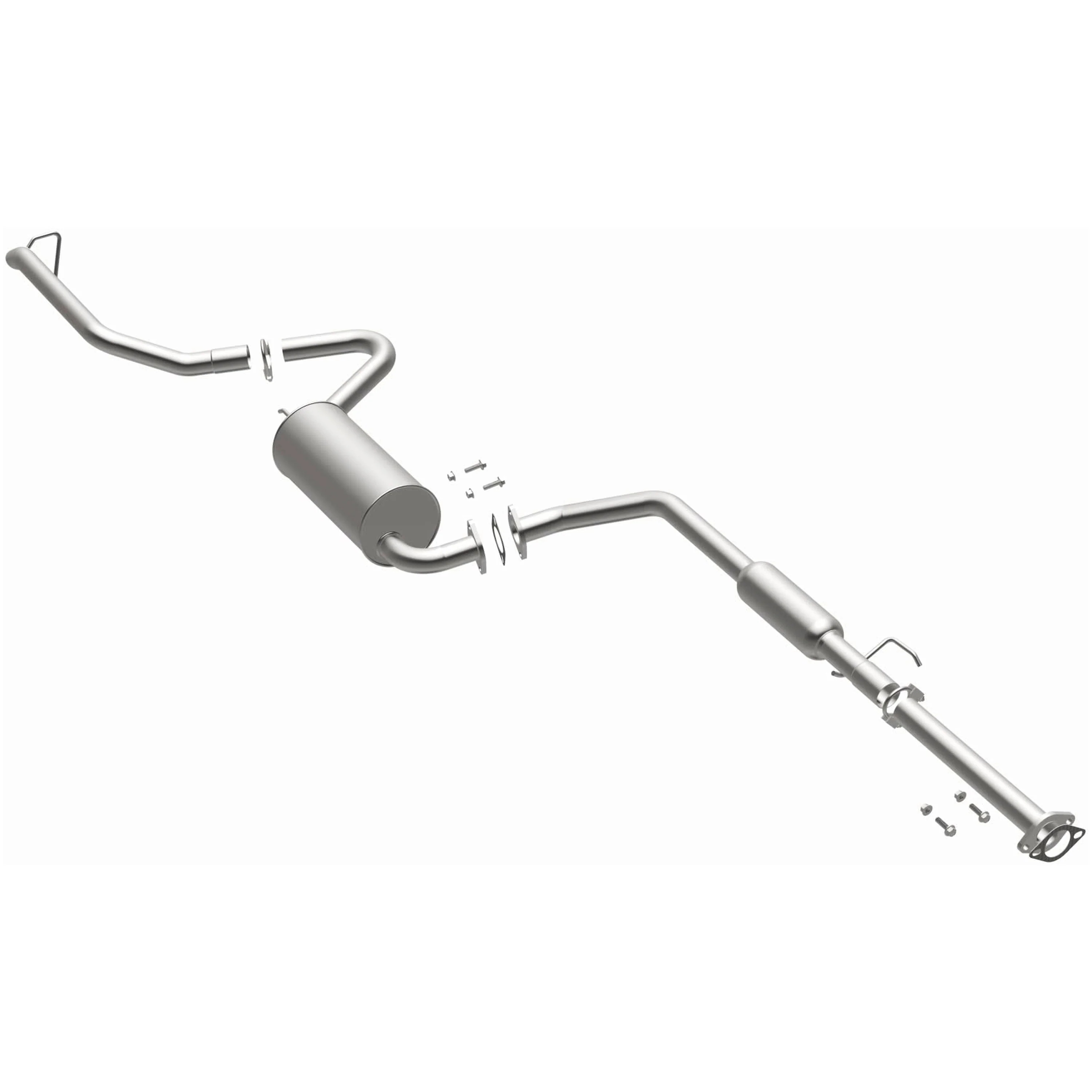 BRExhaust 2007-2012 Hyundai Elantra 2.0L Direct-Fit Exhaust System Kit 106-0798 - Image 2