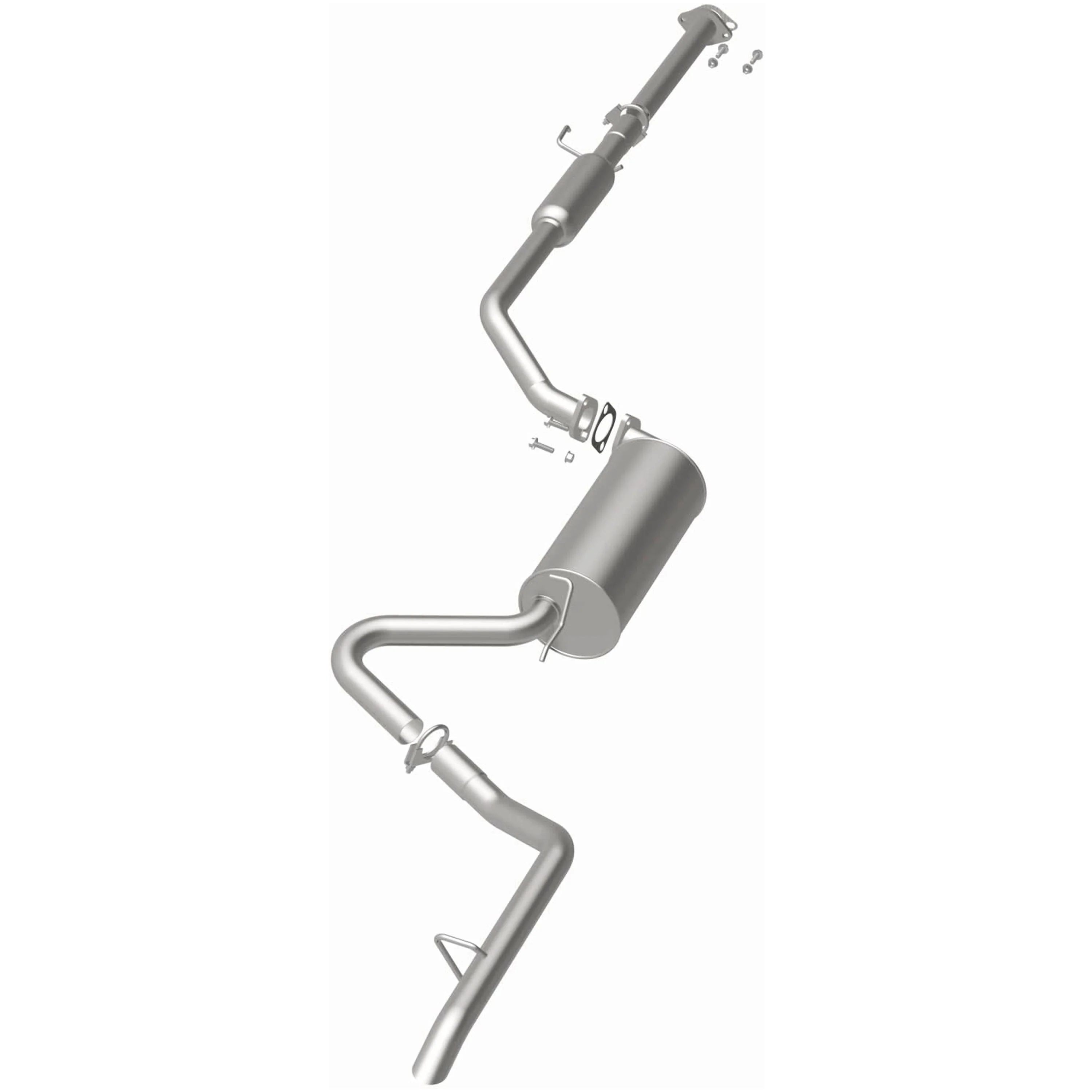 BRExhaust 2007-2012 Hyundai Elantra 2.0L Direct-Fit Exhaust System Kit 106-0798 - Image 3