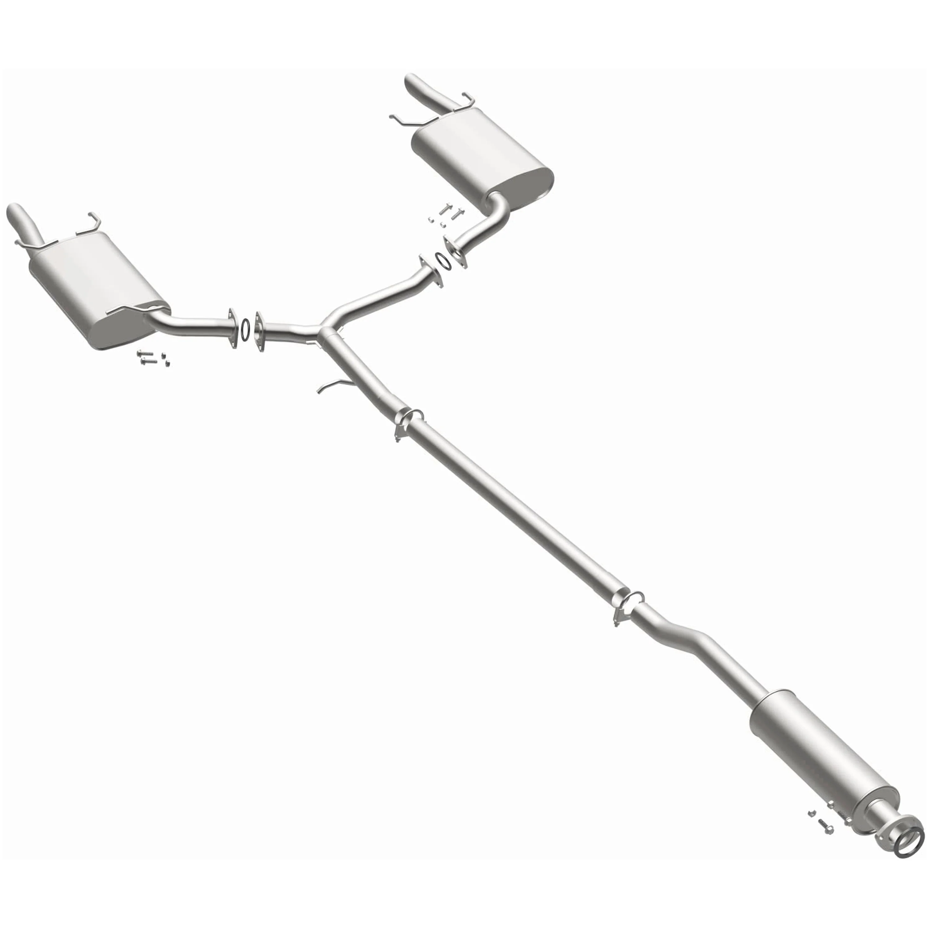 BRExhaust 2005-2012 Toyota Avalon 3.5L Direct-Fit Exhaust System Kit 106-0799 - Image 2