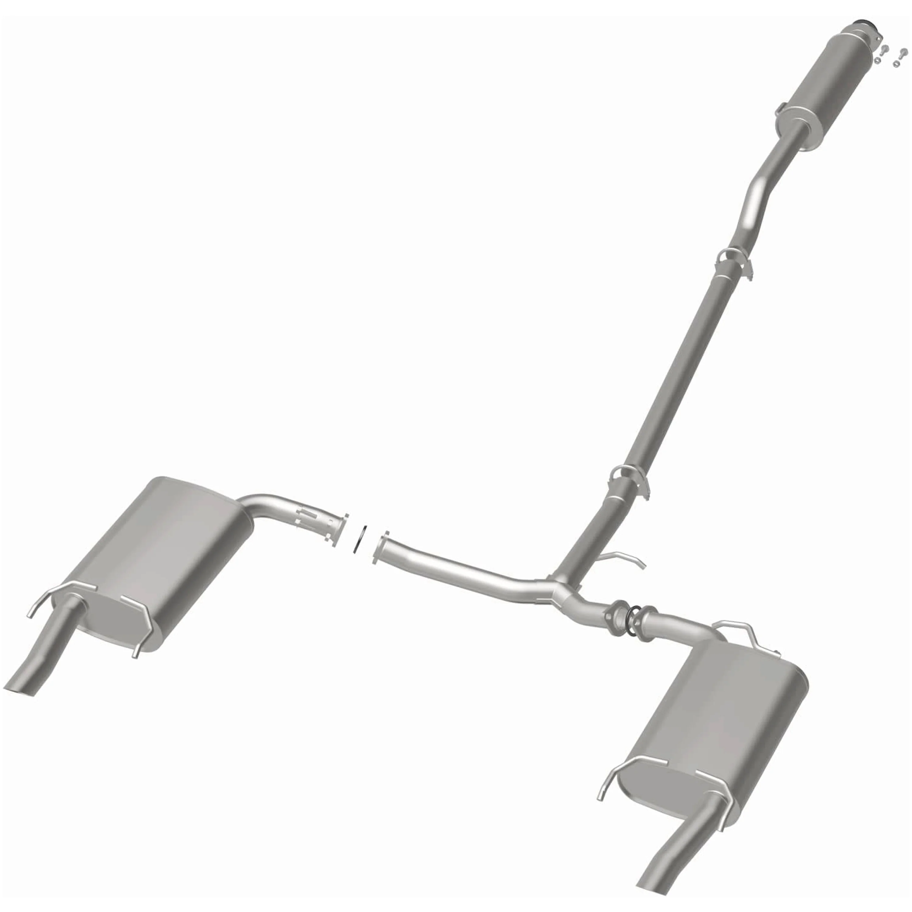 BRExhaust 2005-2012 Toyota Avalon 3.5L Direct-Fit Exhaust System Kit 106-0799 - Image 3