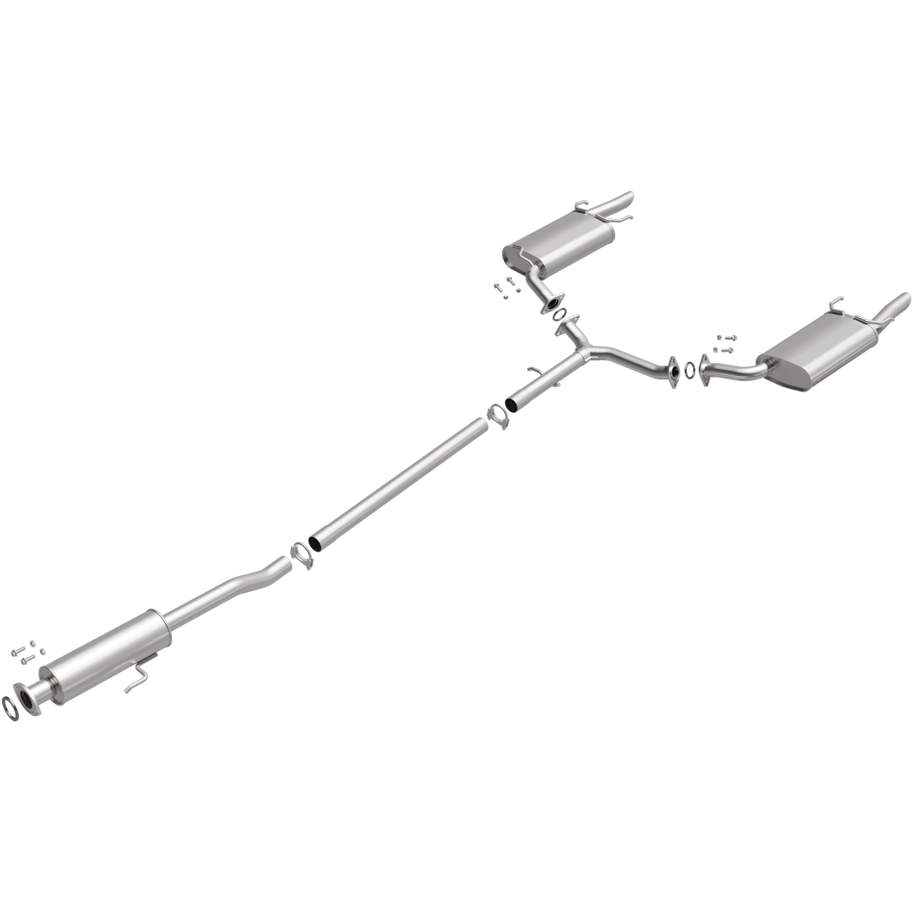 BRExhaust 2005-2012 Toyota Avalon 3.5L Direct-Fit Exhaust System Kit 106-0799 - Image 4