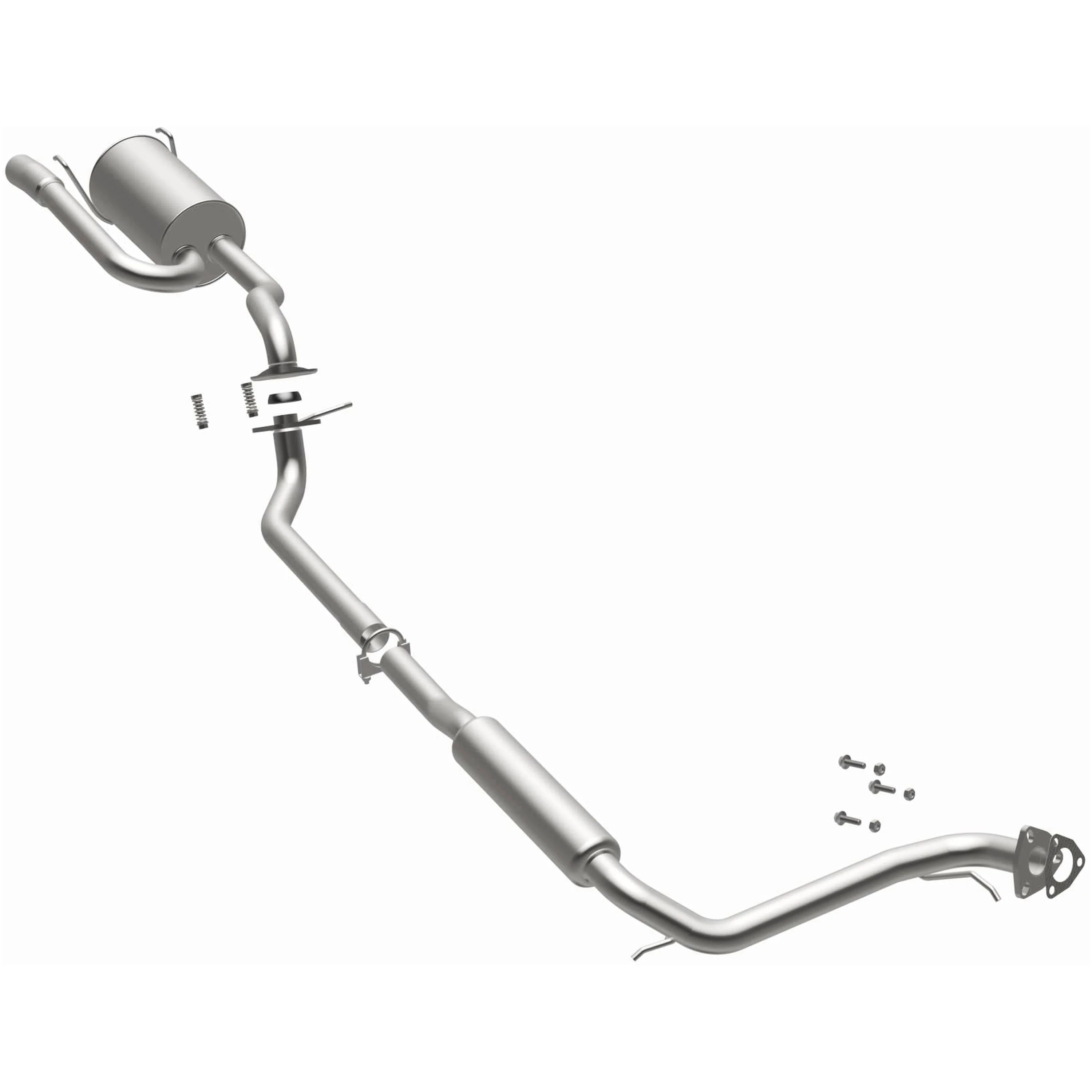 BRExhaust 2009-2013 Honda Fit 1.5L Direct-Fit Exhaust System Kit 106-0804 - Image 2