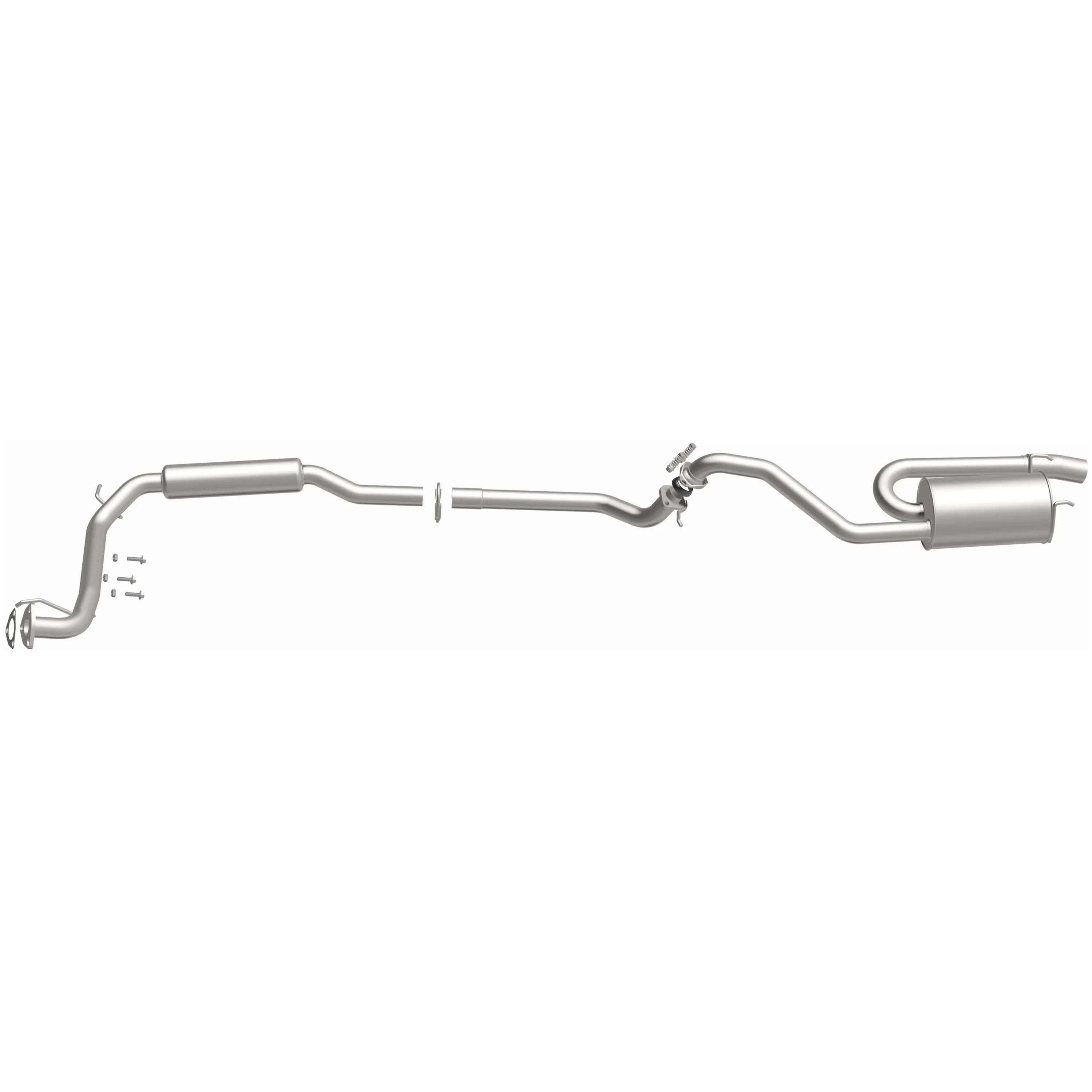 BRExhaust 2009-2013 Honda Fit 1.5L Direct-Fit Exhaust System Kit 106-0804 - Image 5