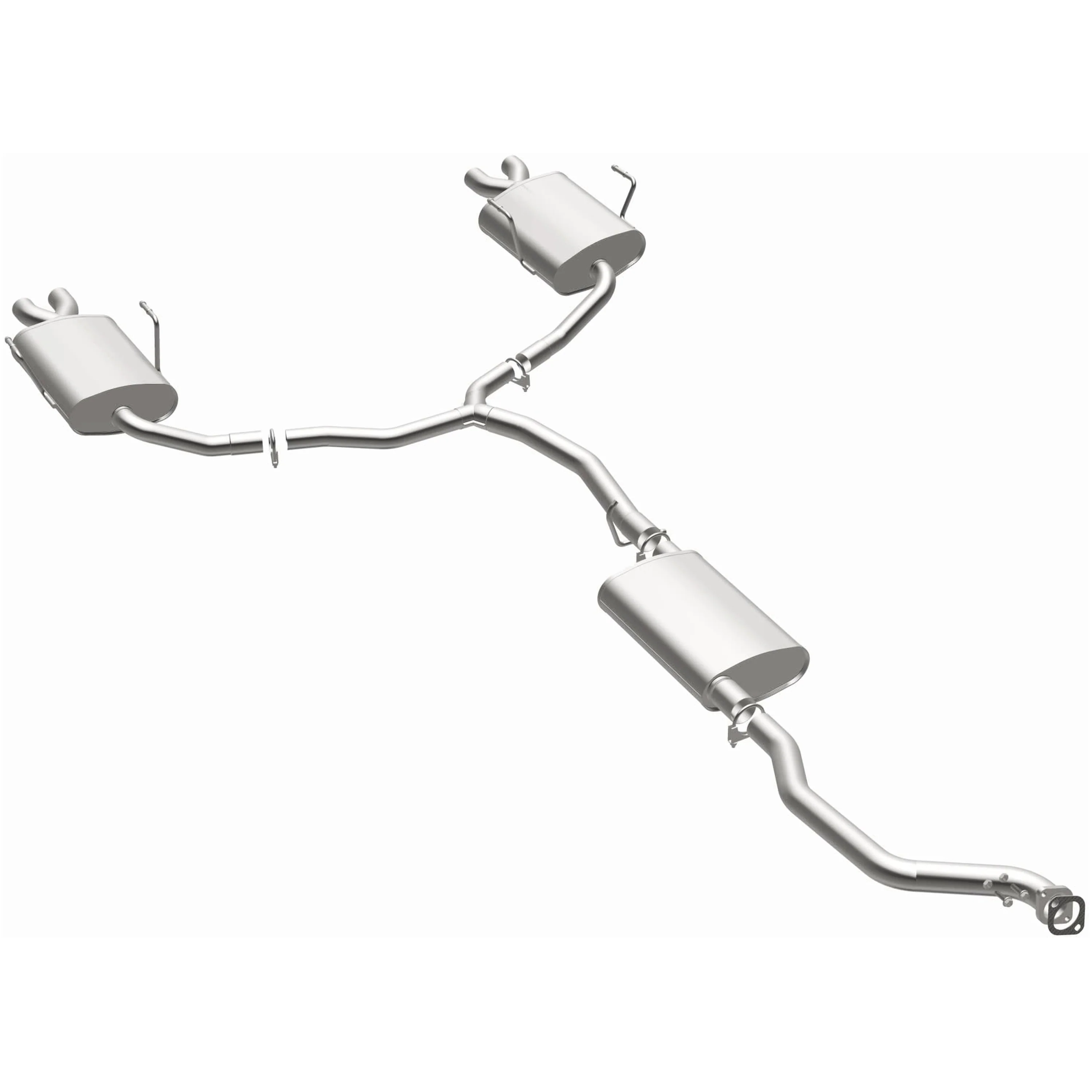 BRExhaust 2009-2012 GMC Acadia 3.6L Direct-Fit Exhaust System Kit 106-0806 - Image 2