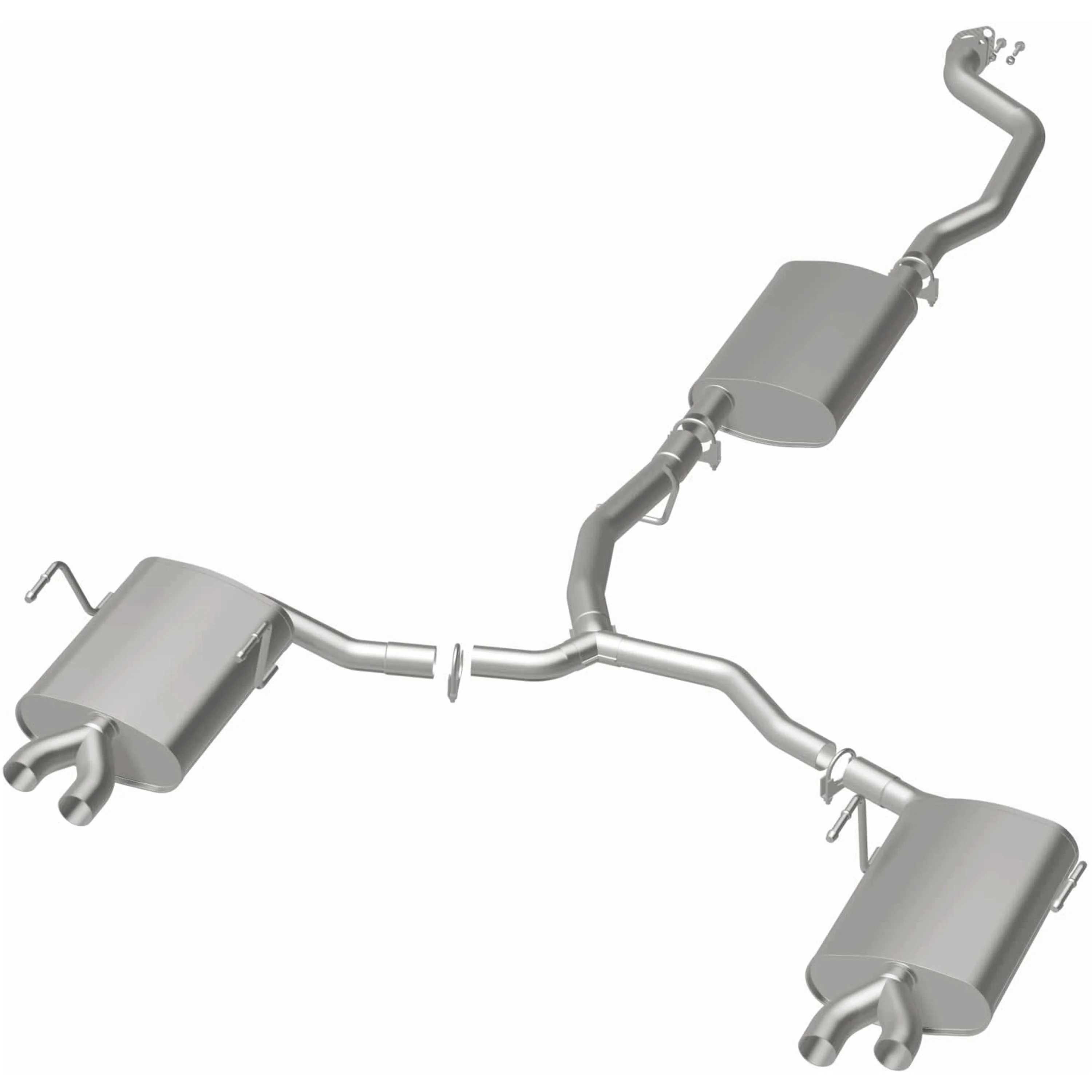 BRExhaust 2009-2012 GMC Acadia 3.6L Direct-Fit Exhaust System Kit 106-0806 - Image 3