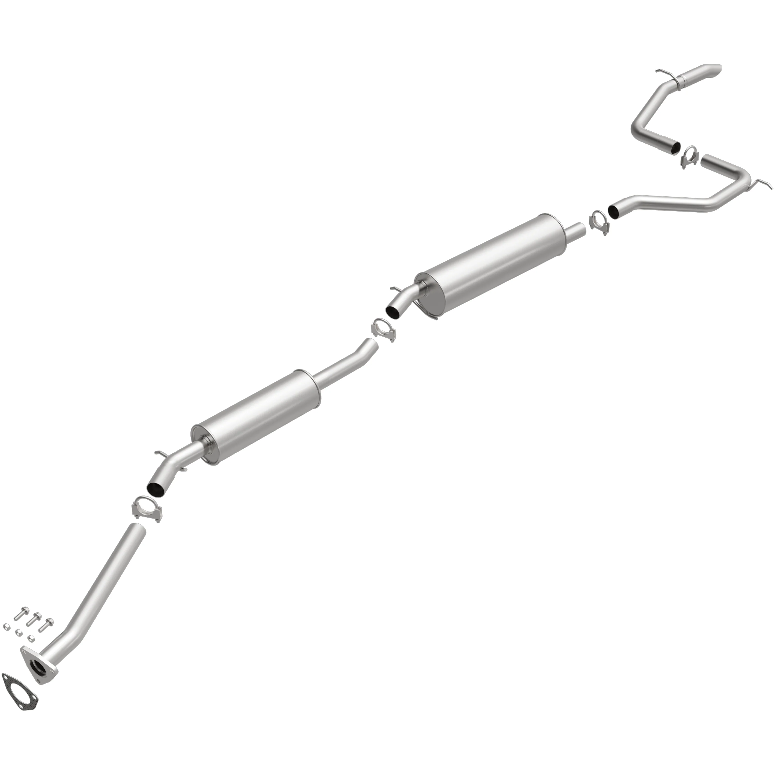 BRExhaust 2014-2017 Honda Odyssey 3.5L Direct-Fit Exhaust System Kit 106-0810 - Image 4