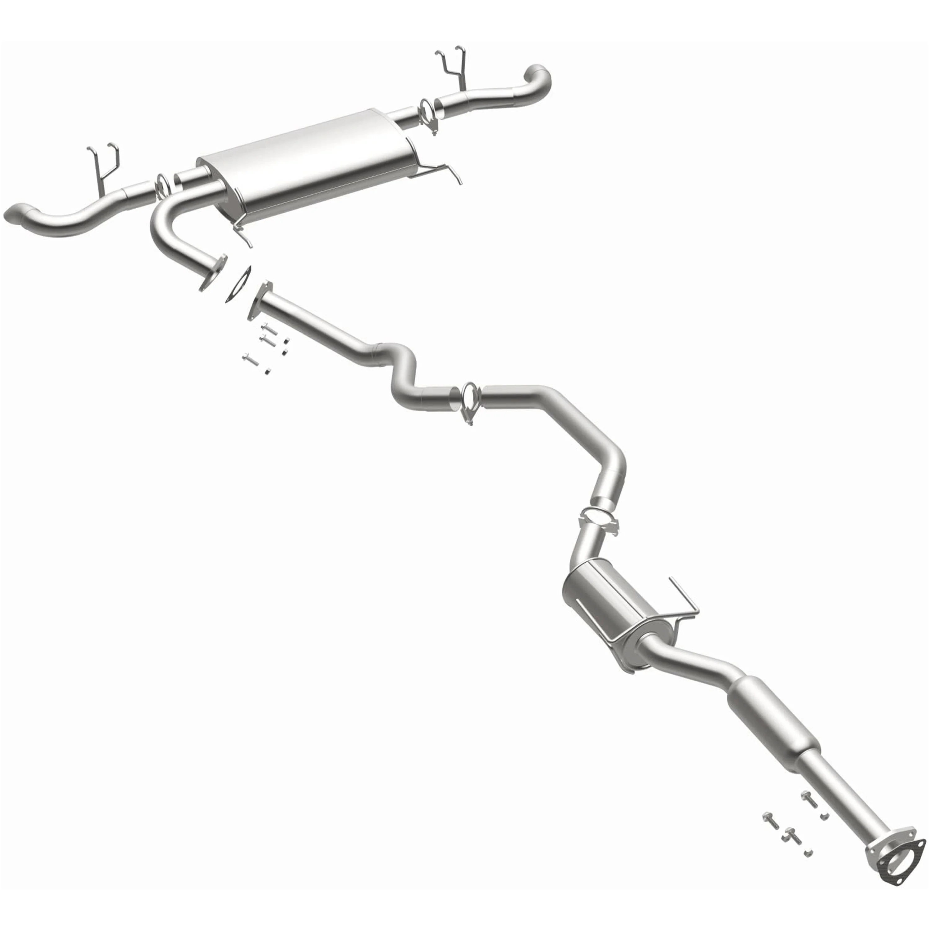 BRExhaust 2013-2018 Acura RDX 3.5L Direct-Fit Exhaust System Kit 106-0812 - Image 2