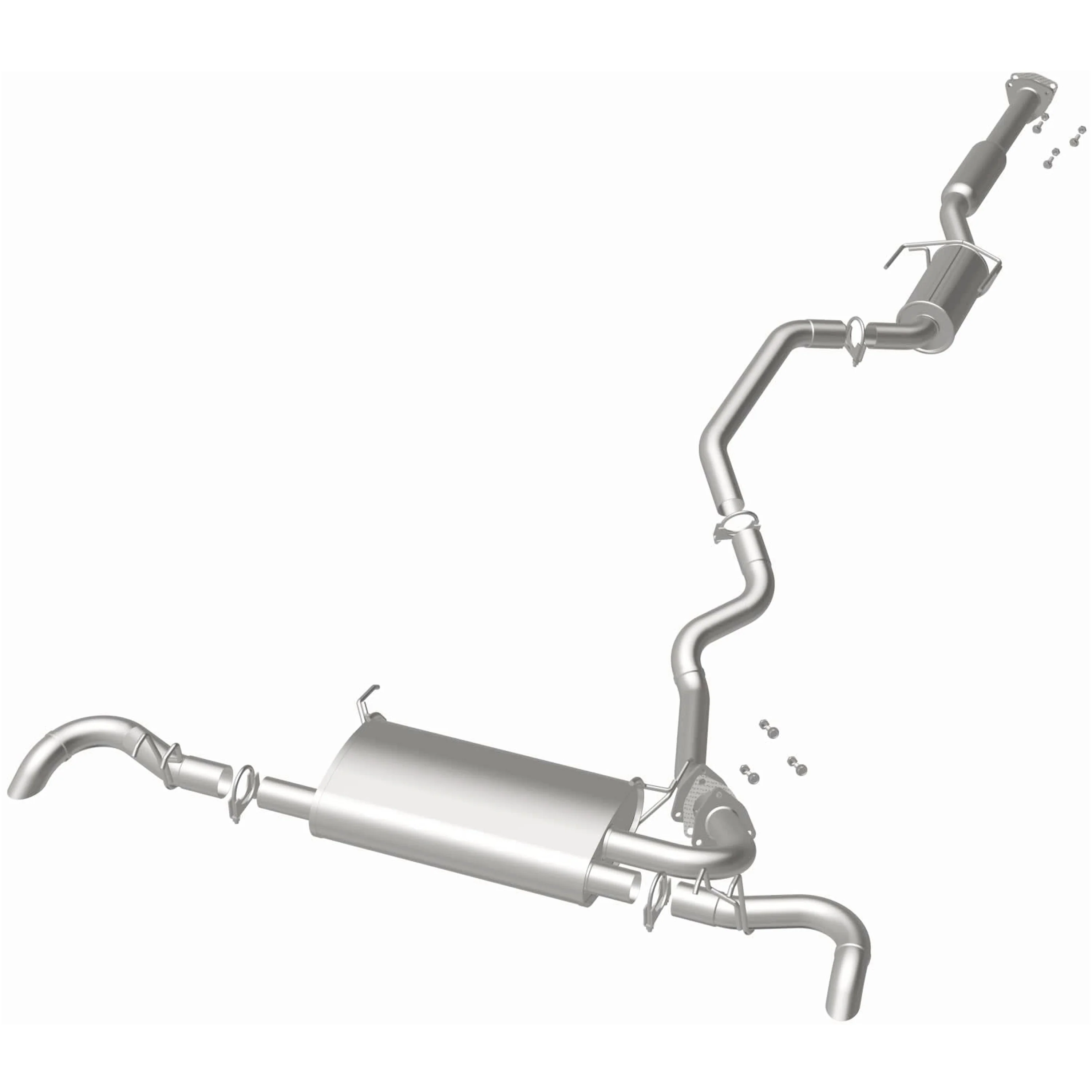BRExhaust 2013-2018 Acura RDX 3.5L Direct-Fit Exhaust System Kit 106-0812 - Image 3