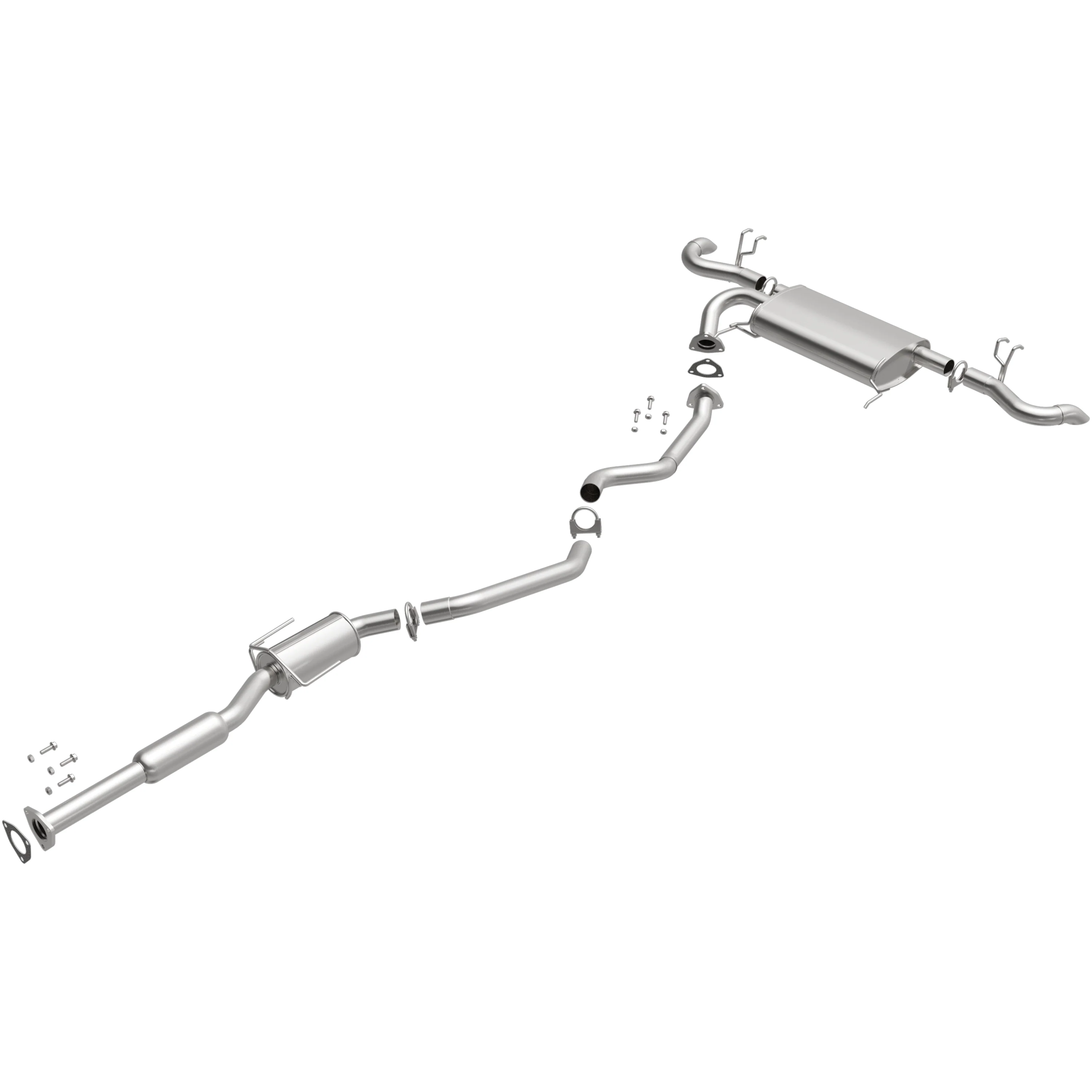 BRExhaust 2013-2018 Acura RDX 3.5L Direct-Fit Exhaust System Kit 106-0812 - Image 4