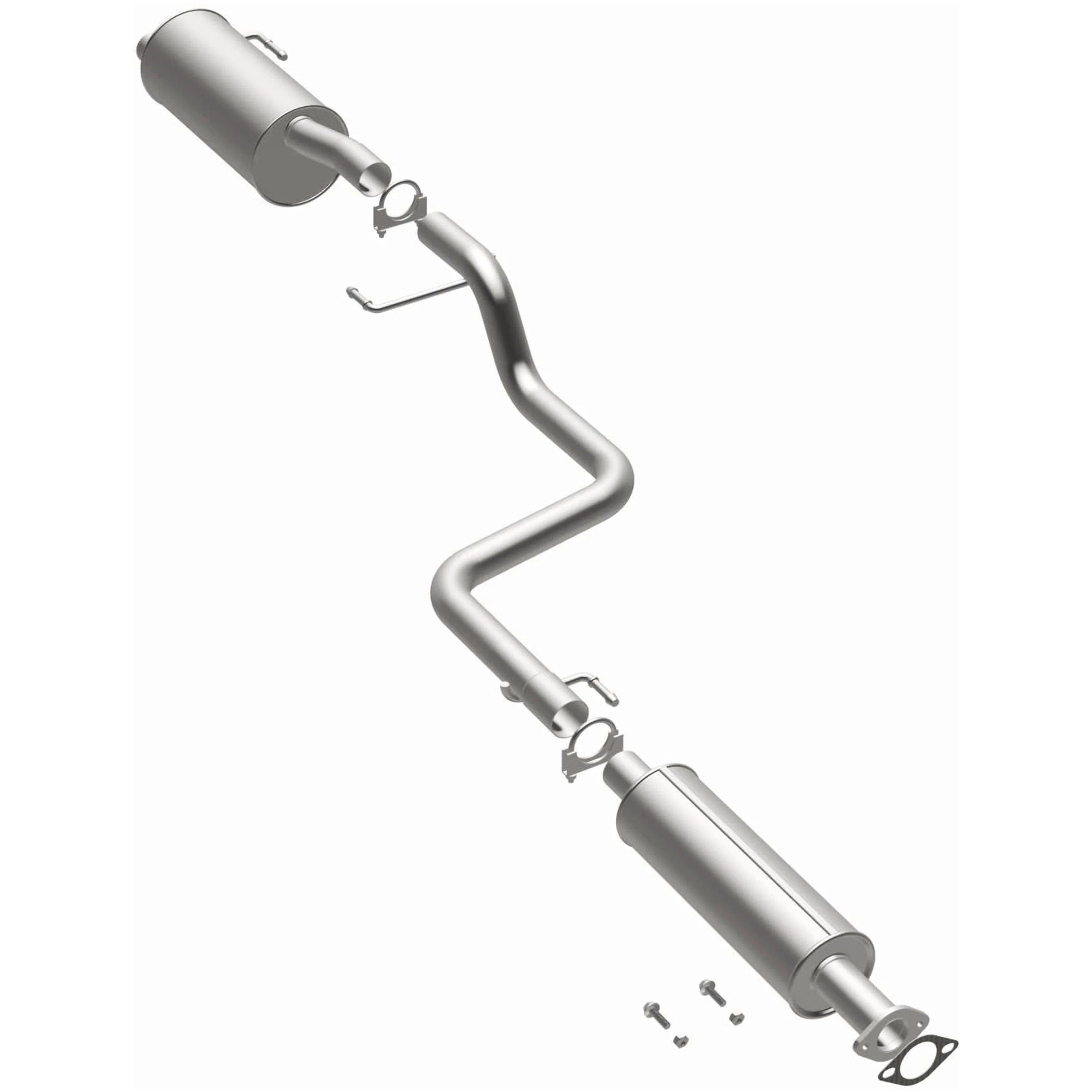 BRExhaust 2012-2016 Chevrolet Sonic 1.8L Direct-Fit Exhaust System Kit 106-0815 - Image 2