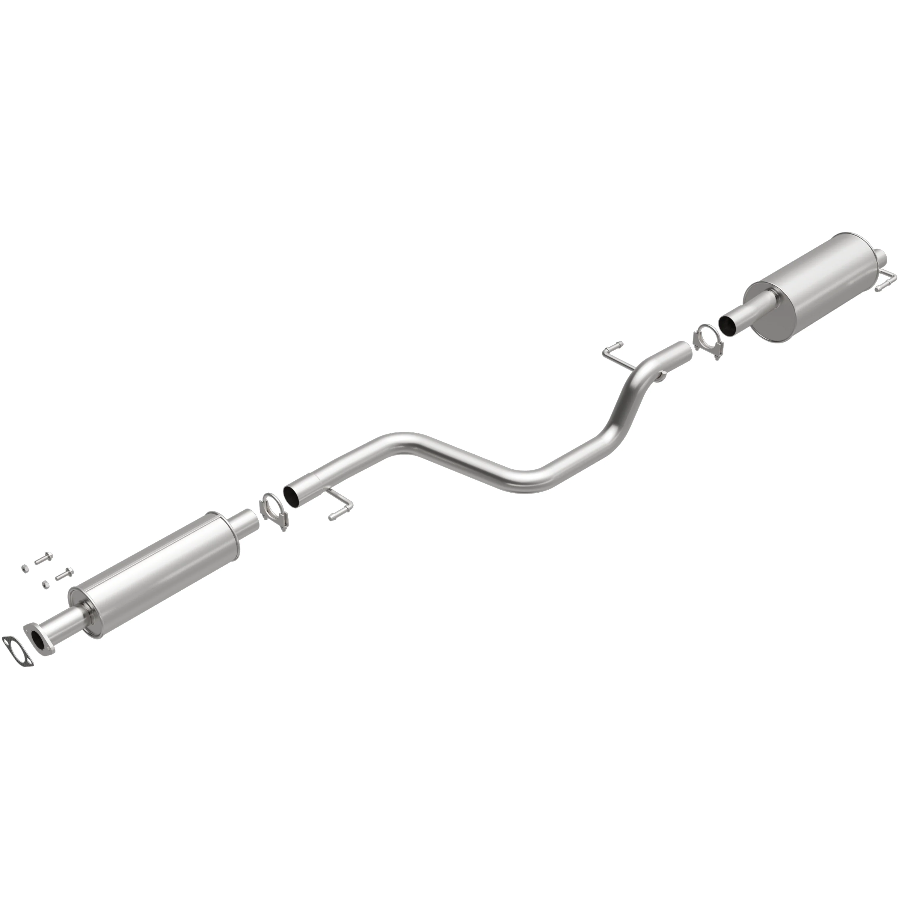 BRExhaust 2012-2016 Chevrolet Sonic 1.8L Direct-Fit Exhaust System Kit 106-0815 - Image 4