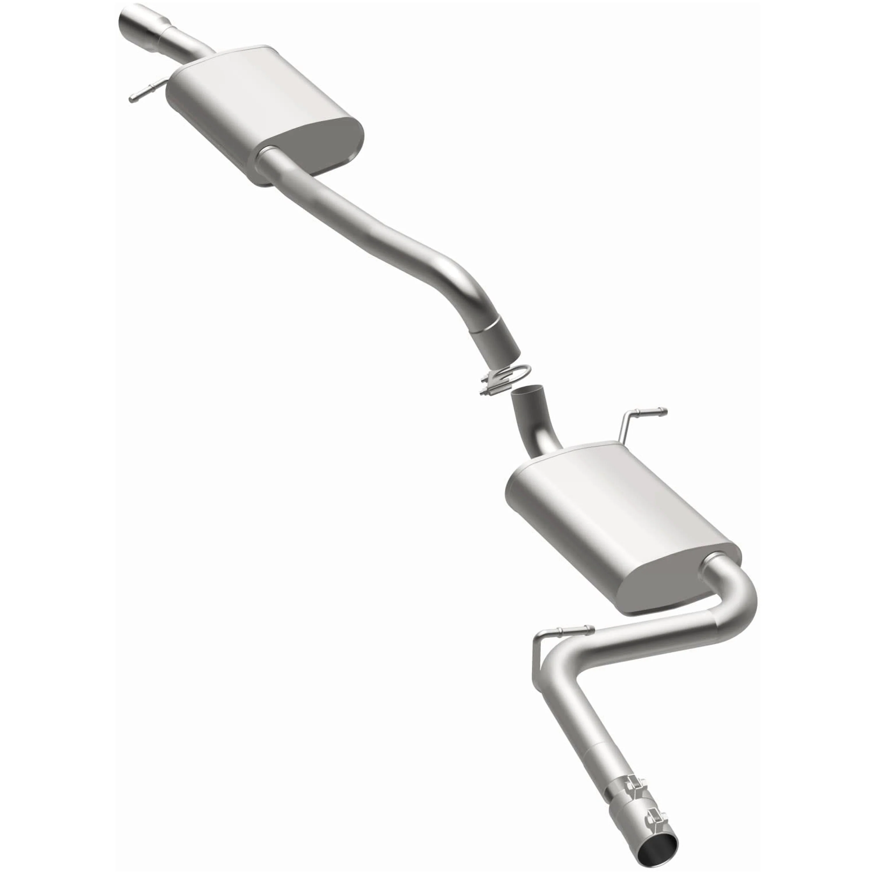 BRExhaust 2014-2017 Volkswagen Passat 1.8L Direct-Fit Exhaust System Kit 106-0820 - Image 2
