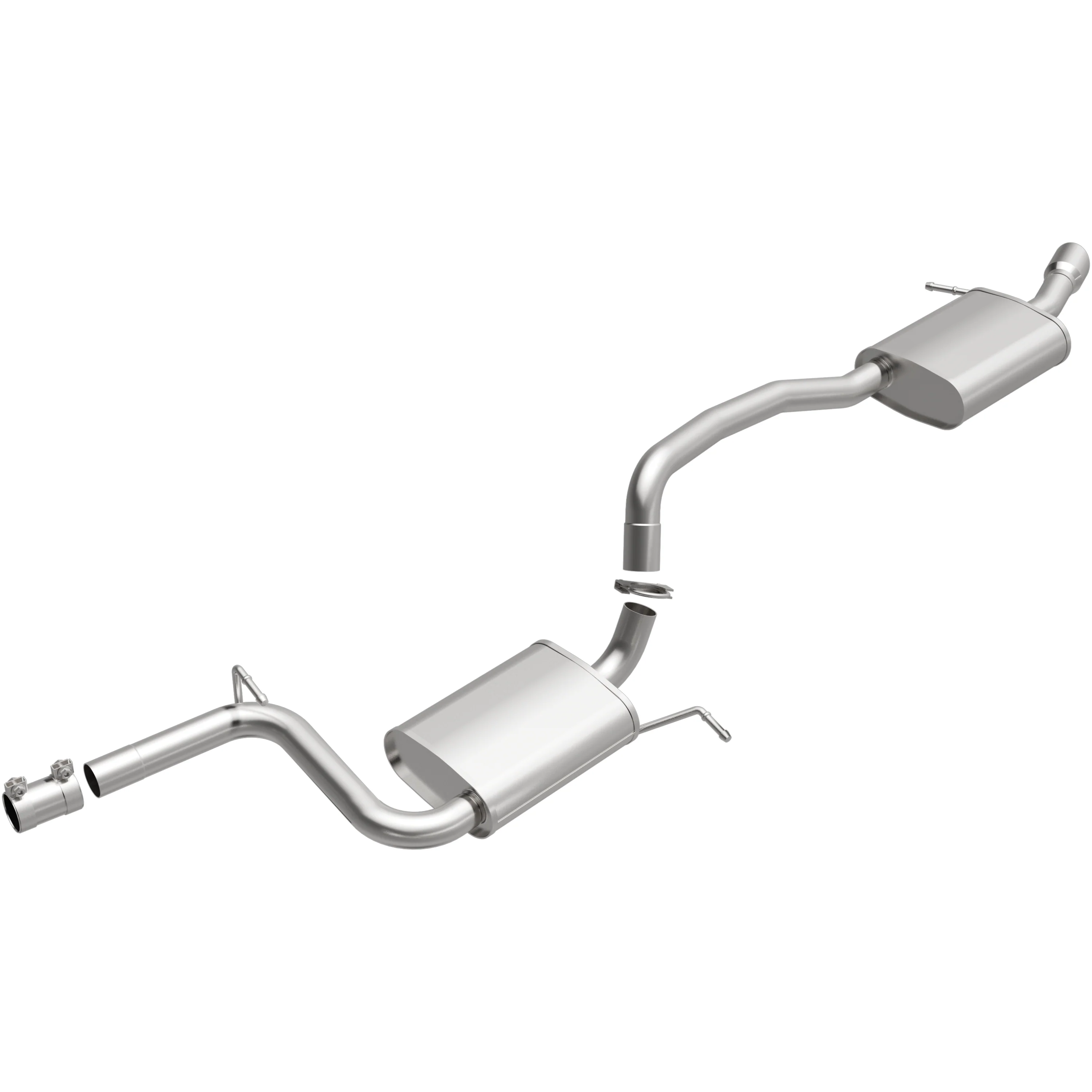 BRExhaust 2014-2017 Volkswagen Passat 1.8L Direct-Fit Exhaust System Kit 106-0820 - Image 4
