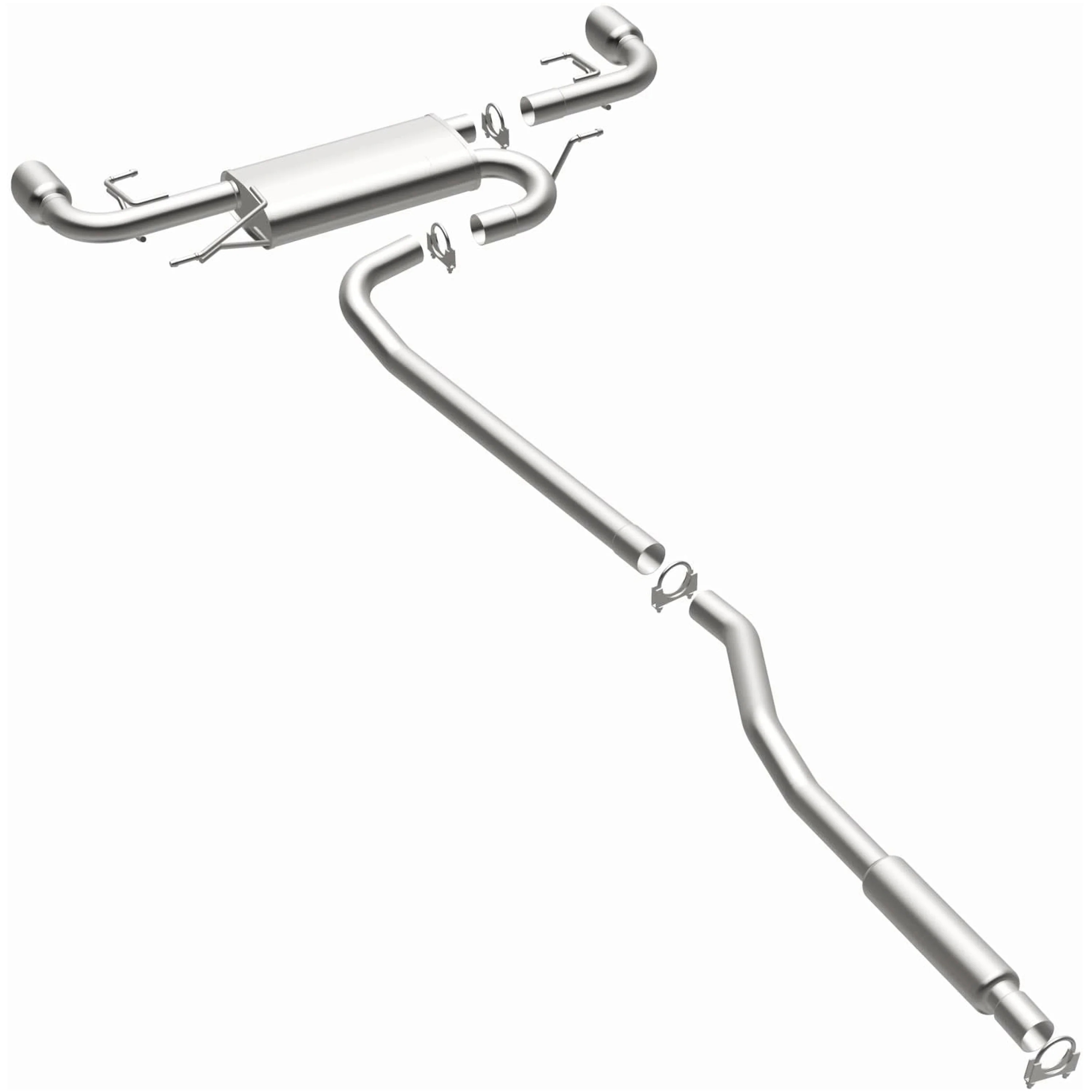 BRExhaust 2014-2017 Mazda 6 2.5L Direct-Fit Exhaust System Kit 106-0823 - Image 2