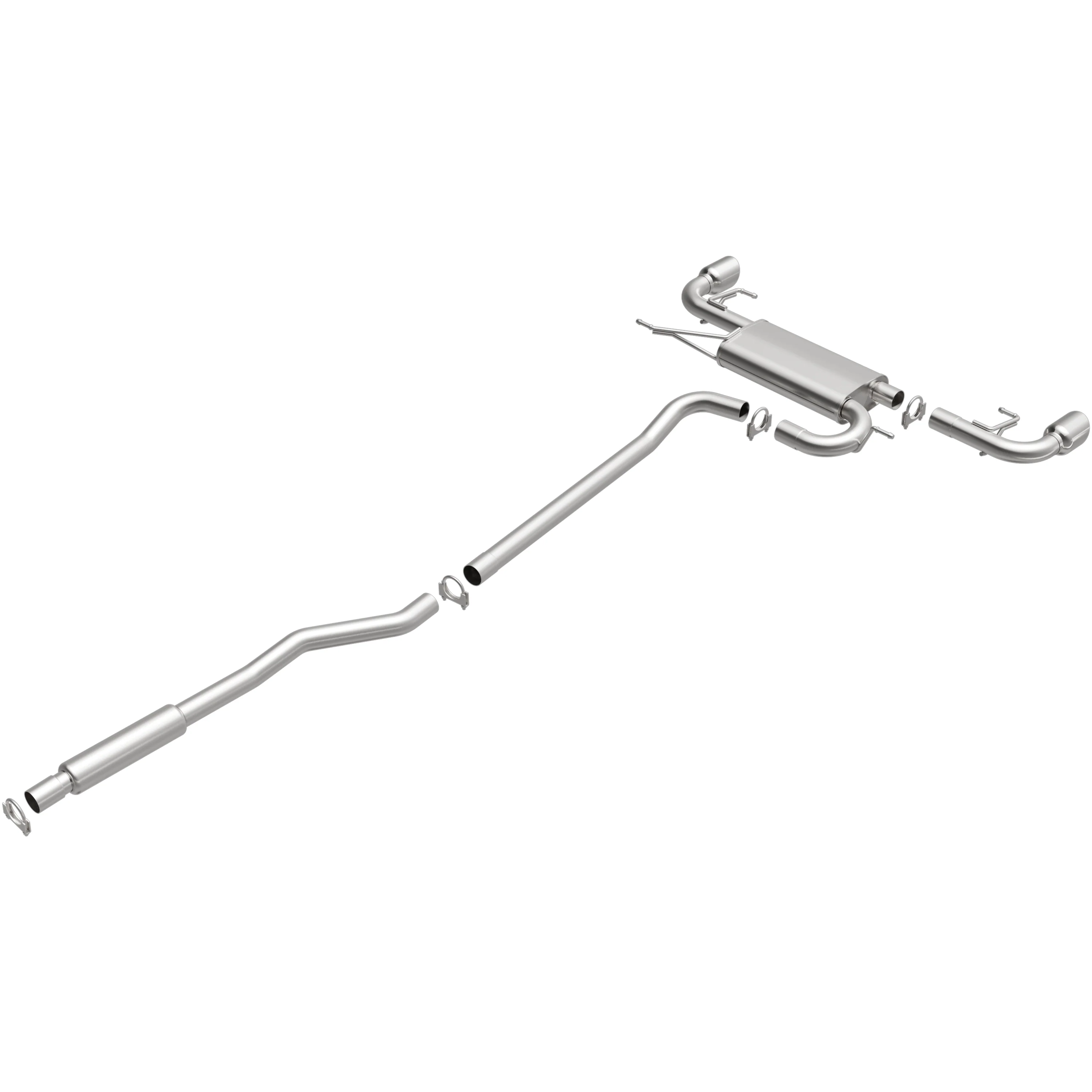 BRExhaust 2014-2017 Mazda 6 2.5L Direct-Fit Exhaust System Kit 106-0823 - Image 4