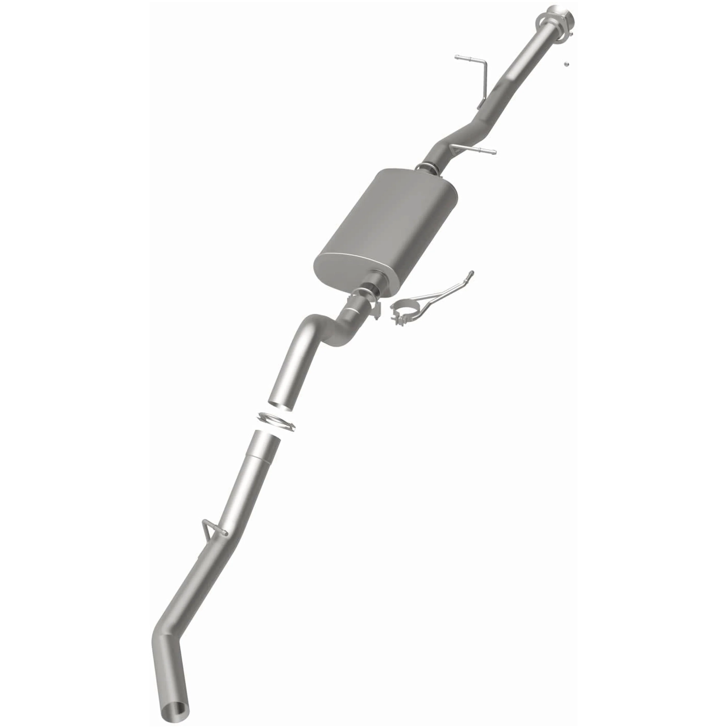 BRExhaust 2007-2010 Chevrolet Silverado 2500 HD 6.0L | 2007-2010 GMC Sierra 2500 HD 6.0L Direct-Fit Exhaust System Kit 106-0824 - Image 3