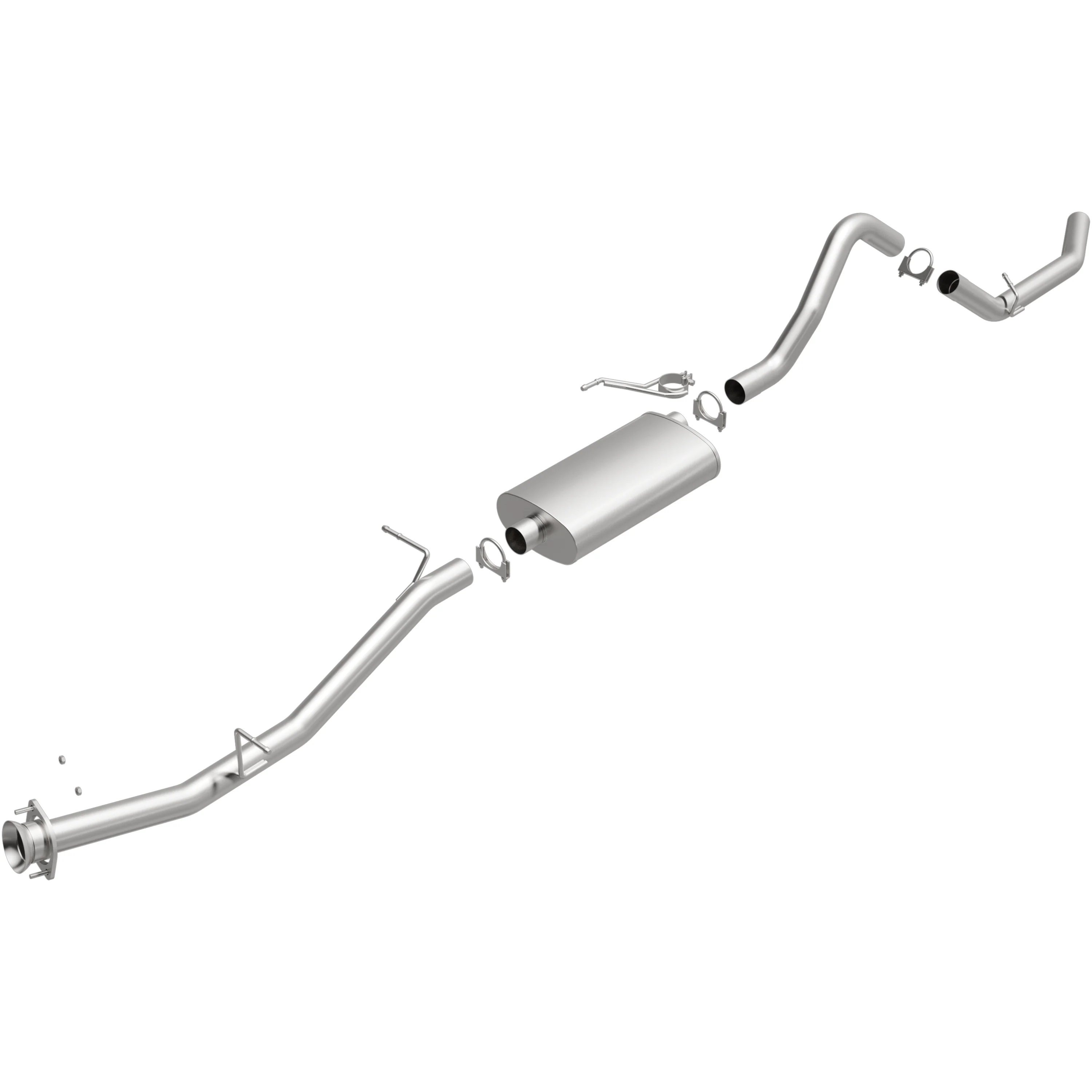 BRExhaust 2007-2010 Chevrolet Silverado 2500 HD 6.0L | 2007-2010 GMC Sierra 2500 HD 6.0L Direct-Fit Exhaust System Kit 106-0824 - Image 4