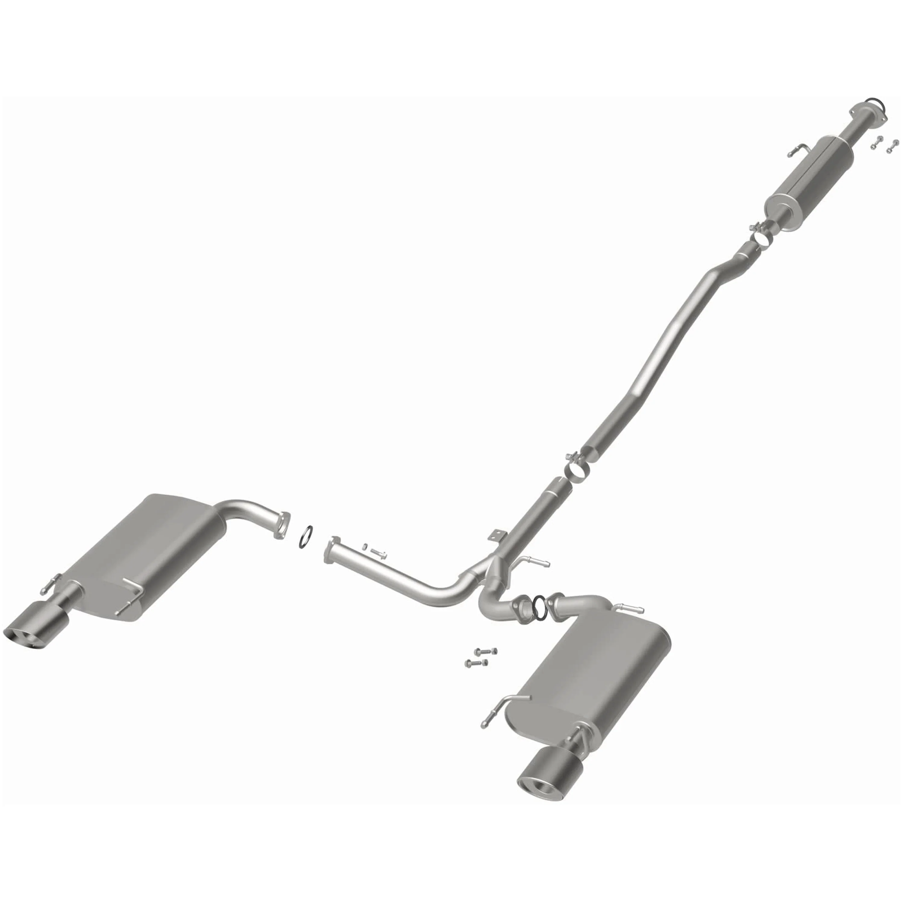 BRExhaust 2013-2016 Lexus ES350 3.5L Direct-Fit Exhaust System Kit 106-0827 - Image 3