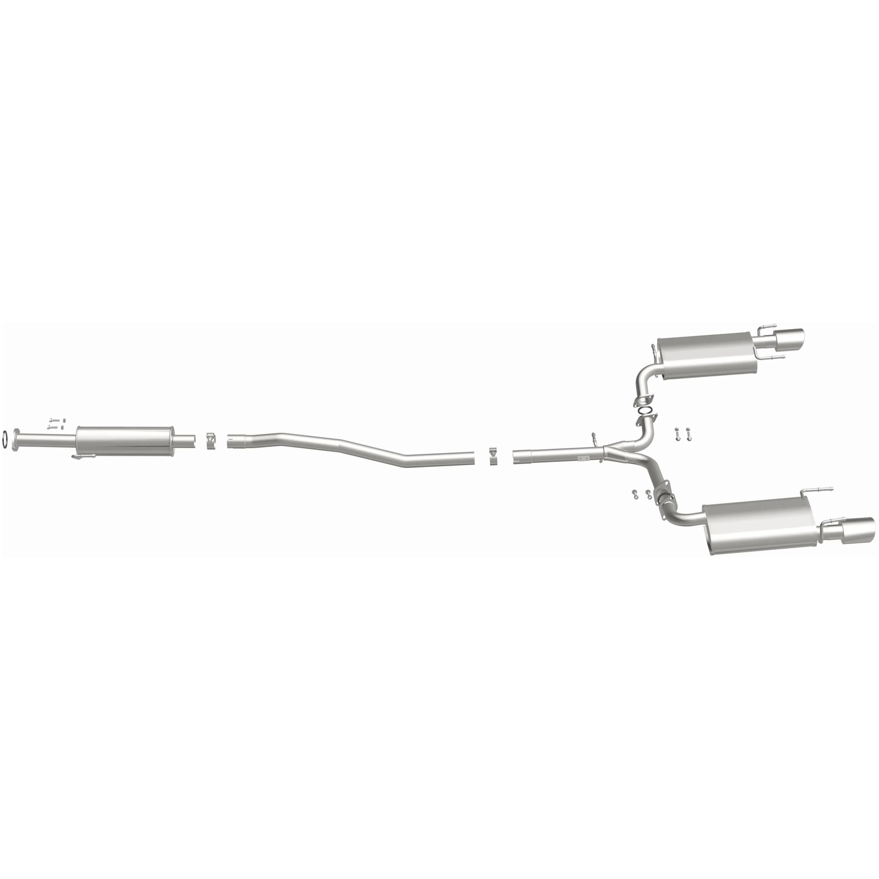 BRExhaust 2013-2016 Lexus ES350 3.5L Direct-Fit Exhaust System Kit 106-0827 - Image 5