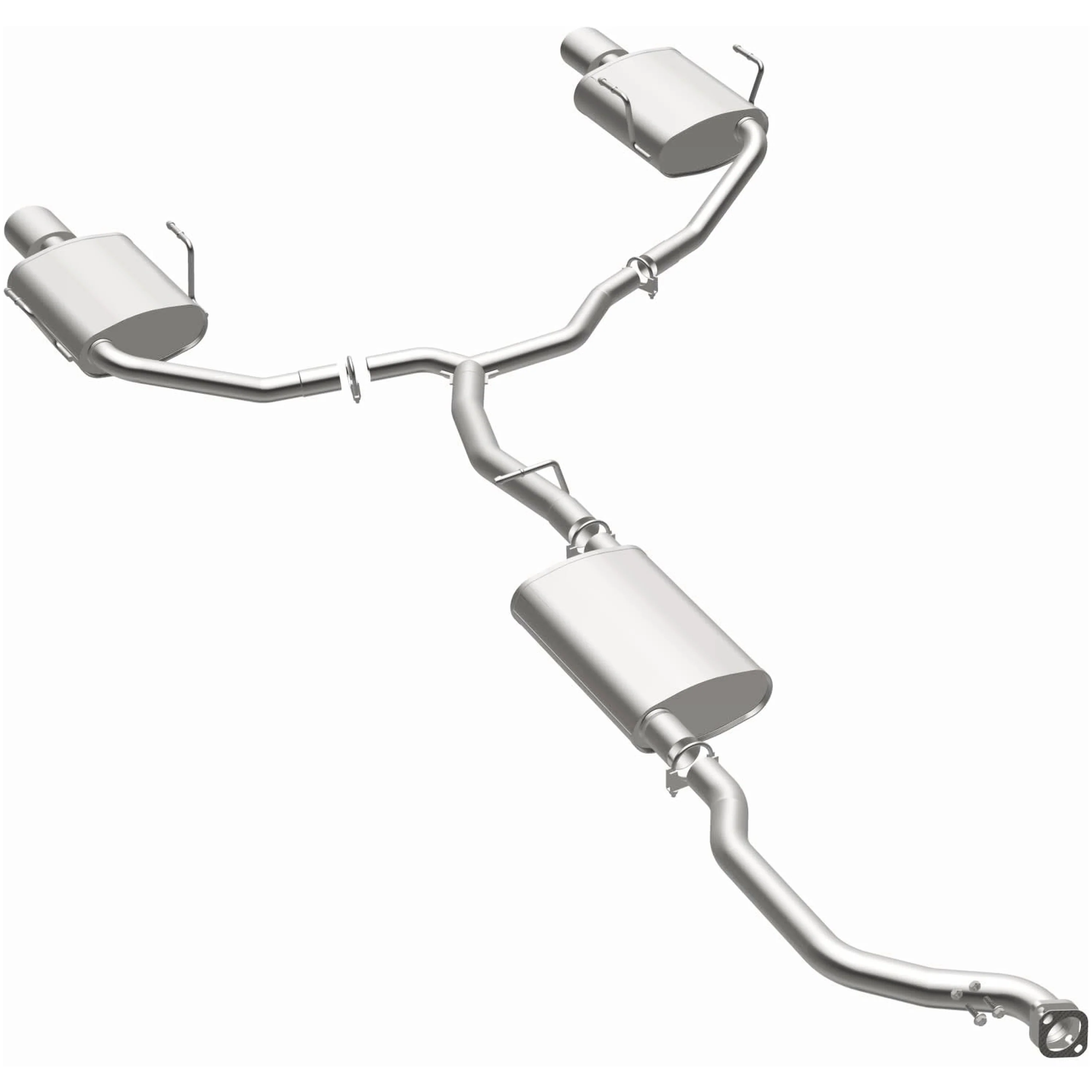 BRExhaust 2009-2012 Buick Enclave 3.6L Direct-Fit Exhaust System Kit 106-0829 - Image 2