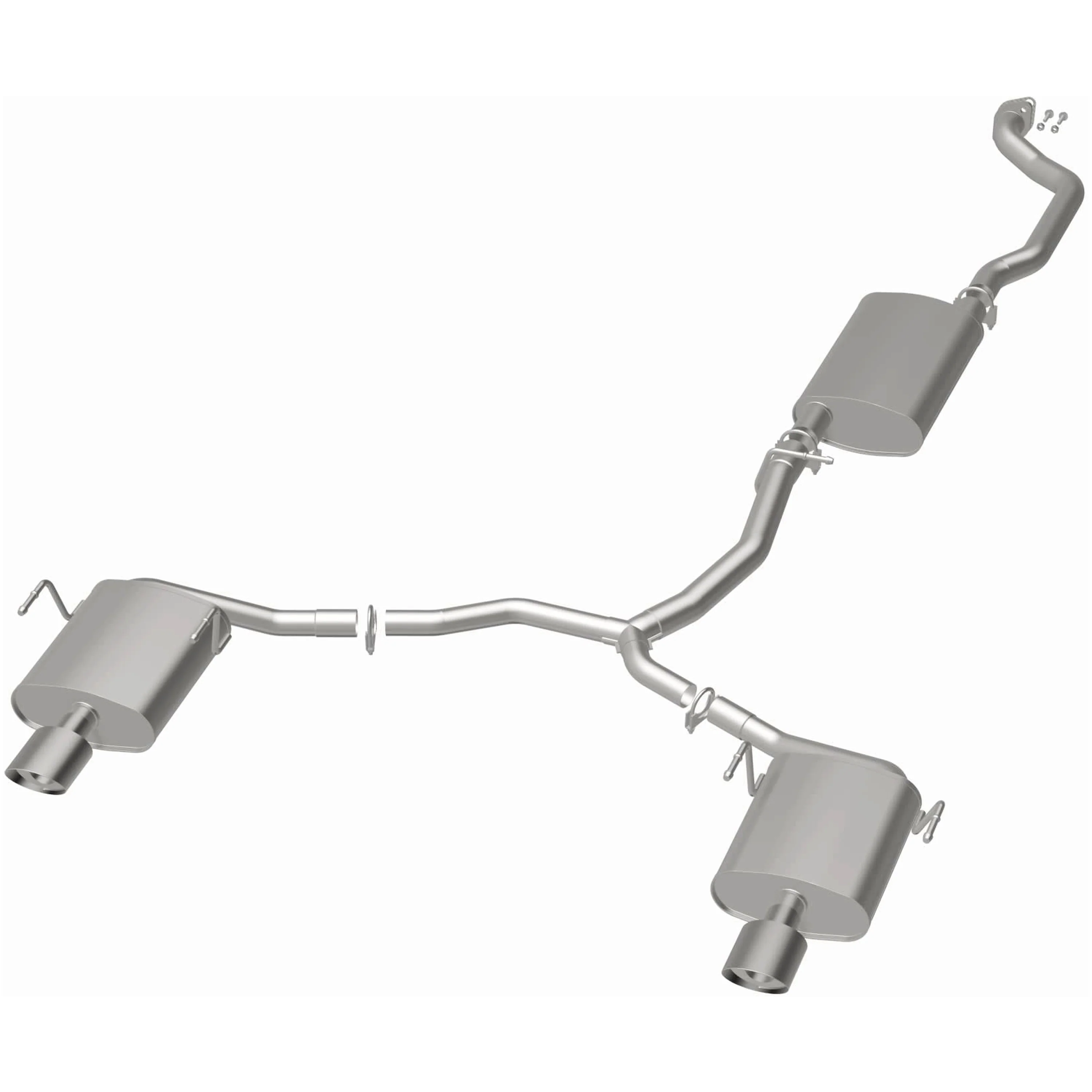 BRExhaust 2009-2012 Buick Enclave 3.6L Direct-Fit Exhaust System Kit 106-0829 - Image 3