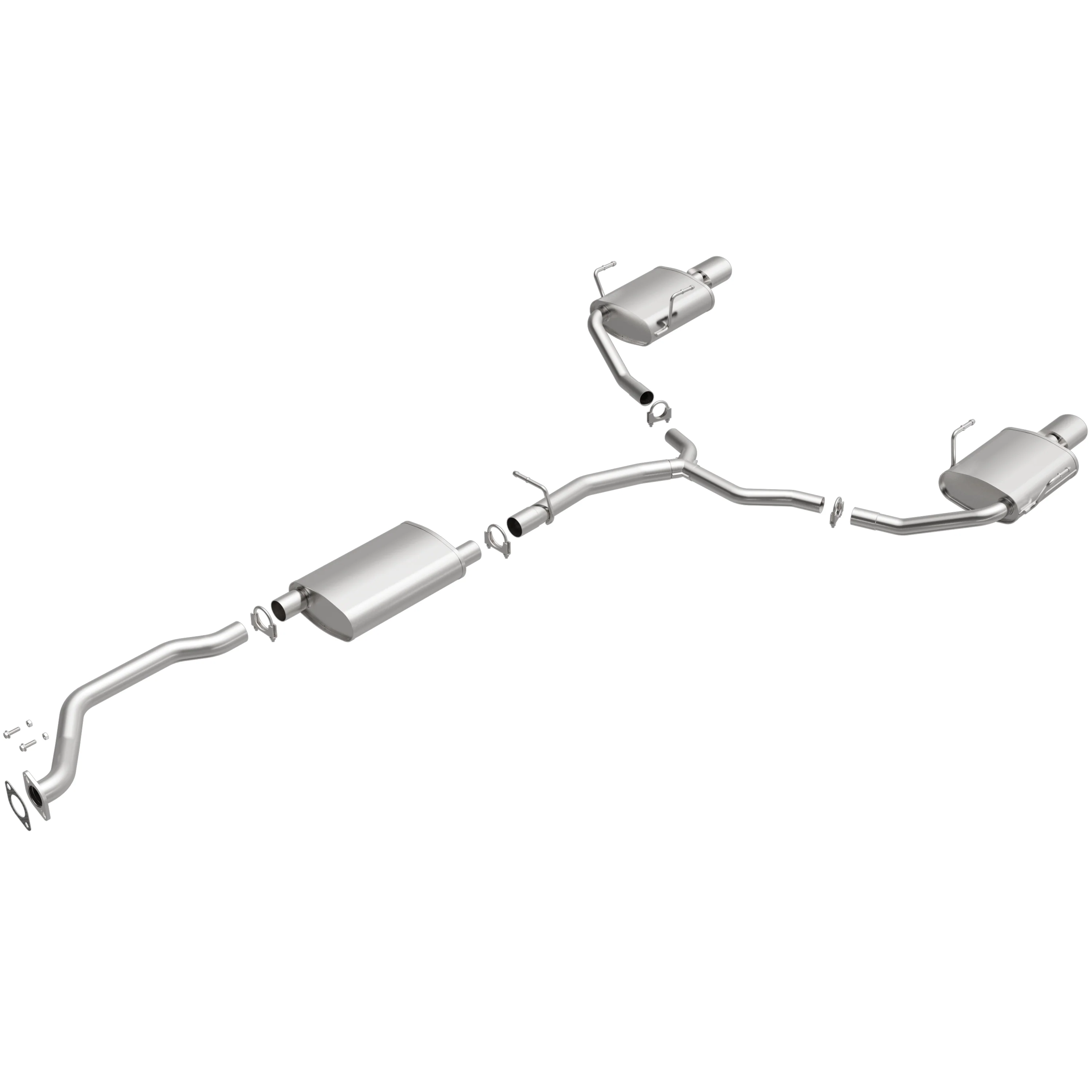 BRExhaust 2009-2012 Buick Enclave 3.6L Direct-Fit Exhaust System Kit 106-0829 - Image 4