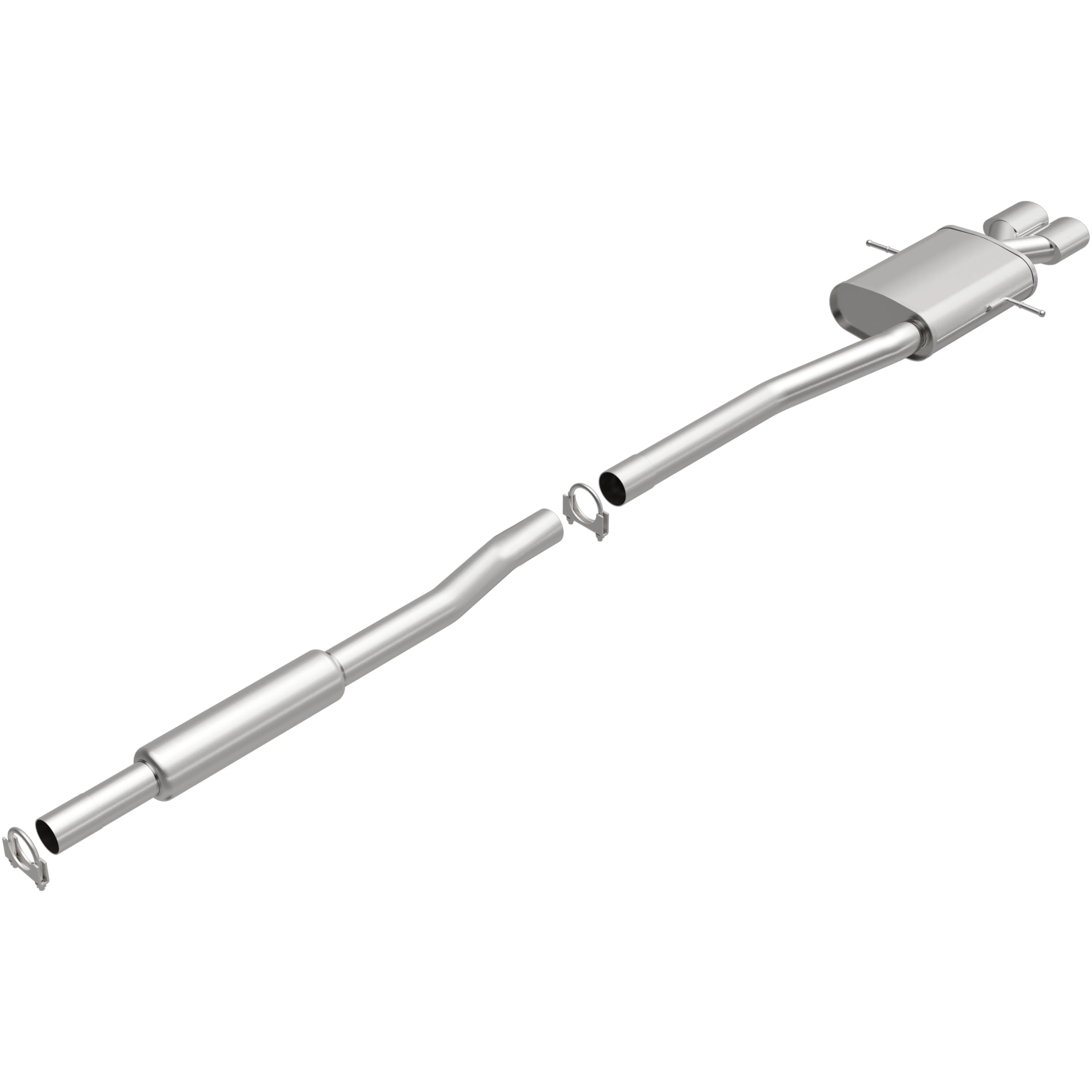 BRExhaust 2007-2014 Mini Cooper S 1.6L Direct-Fit Exhaust System Kit 106-0831 - Image 2