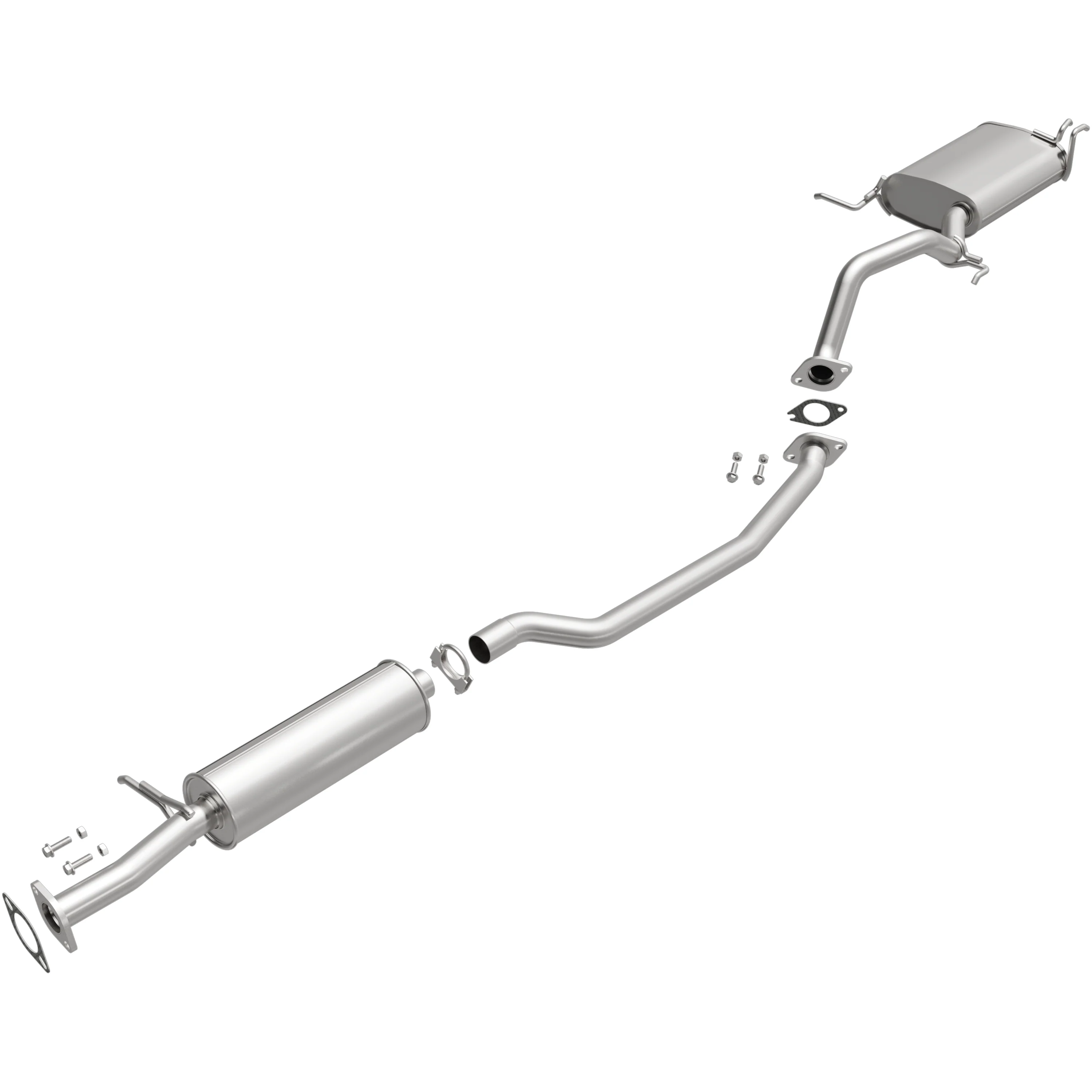 BRExhaust 2011-2013 Kia Sorento 2.4L Direct-Fit Exhaust System Kit 106-0836 - Image 4