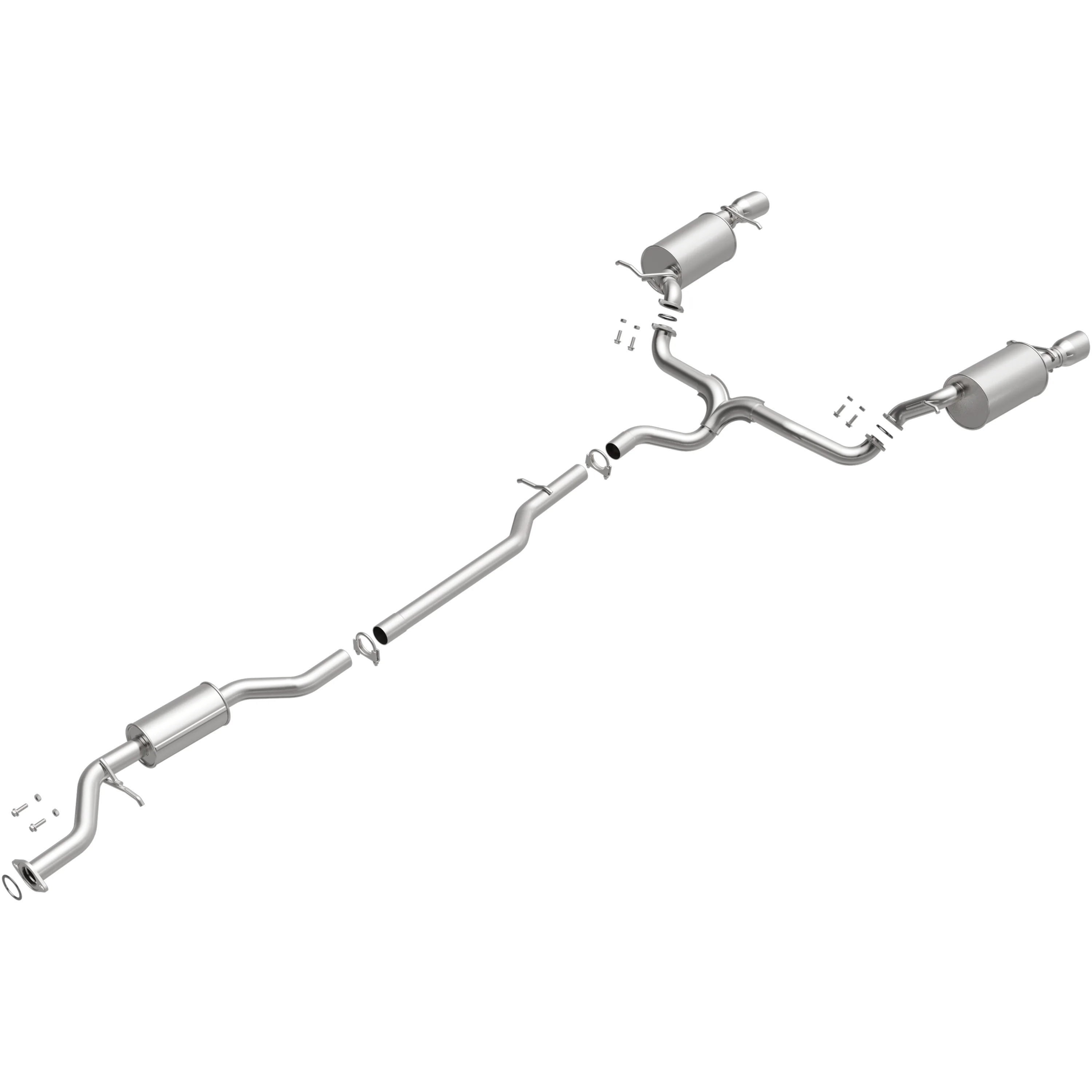 BRExhaust 2007 Mazda CX-9 3.5L | 2008-2015 Mazda CX-9 3.7L Direct-Fit Exhaust System Kit 106-0837 - Image 4