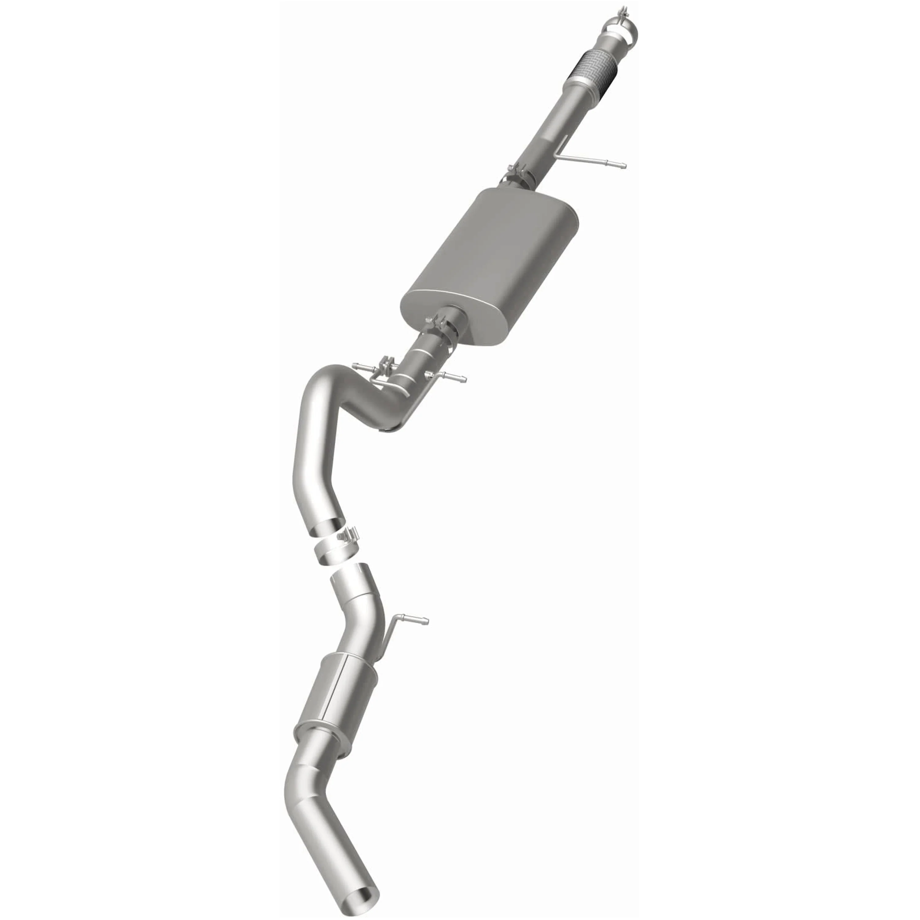 BRExhaust 2015-2020 Cadillac Escalade ESV 6.2L | 2015-2020 GMC Yukon XL 6.2L Direct-Fit Exhaust System Kit 106-0838 - Image 3