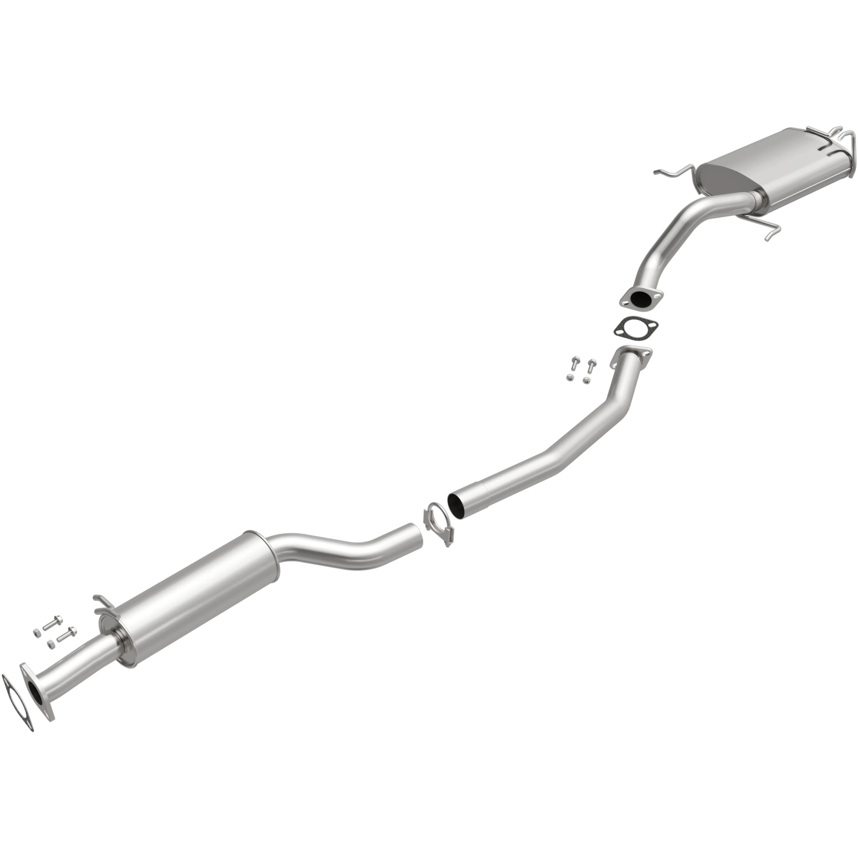 BRExhaust 2011-2013 Kia Sorento 3.5L | 2010-2012 Hyundai Santa Fe 3.5L Direct-Fit Exhaust System Kit 106-0839 - Image 4
