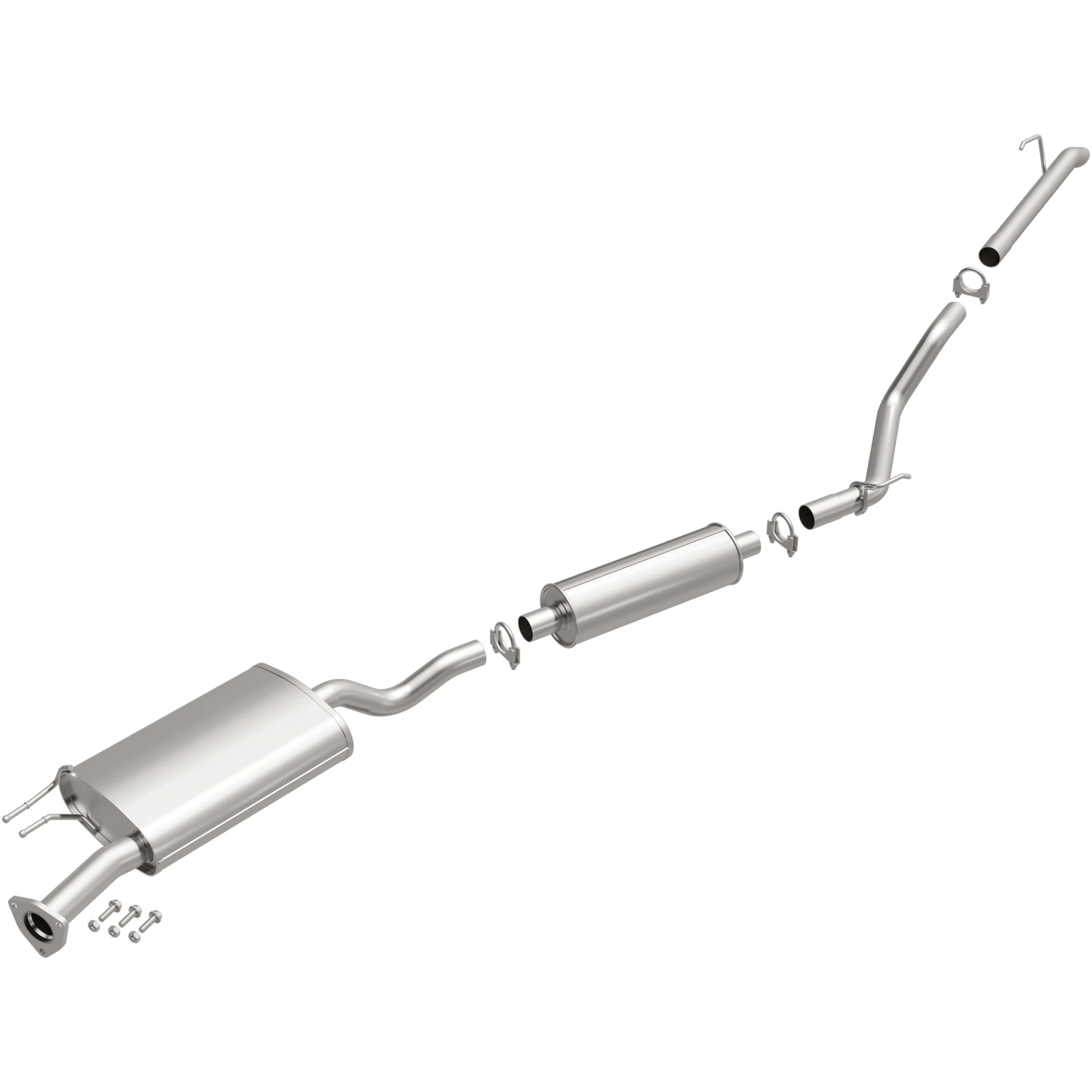 BRExhaust 2014-2016 Acura MDX 3.5L | 2016-2021 Honda Pilot 3.5L Direct-Fit Exhaust System Kit 106-0840 - Image 4