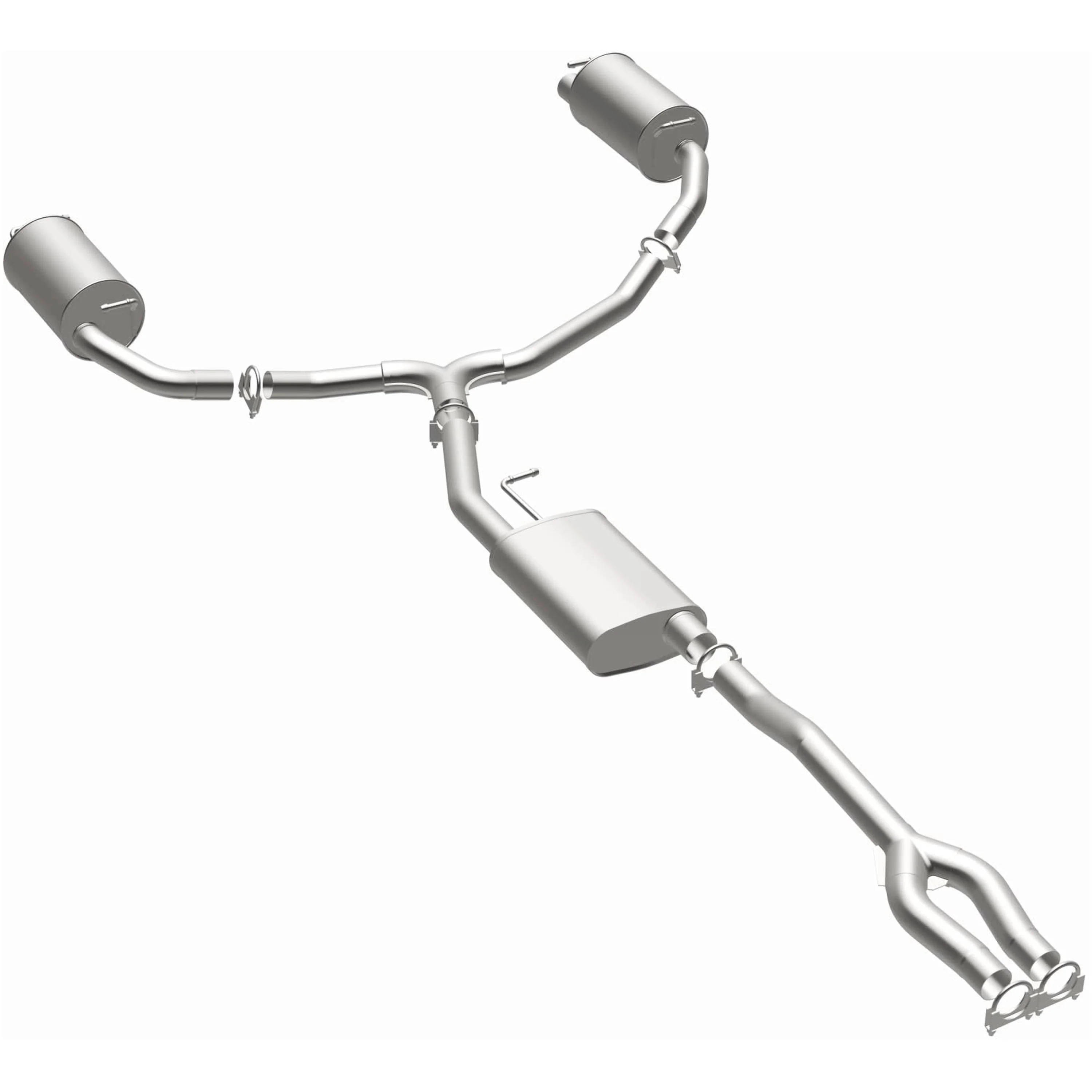 BRExhaust 2011-2014 Chrysler 300 3.6L | 2011-2014 Dodge Charger 3.6L Direct-Fit Exhaust System Kit 106-0842 - Image 2