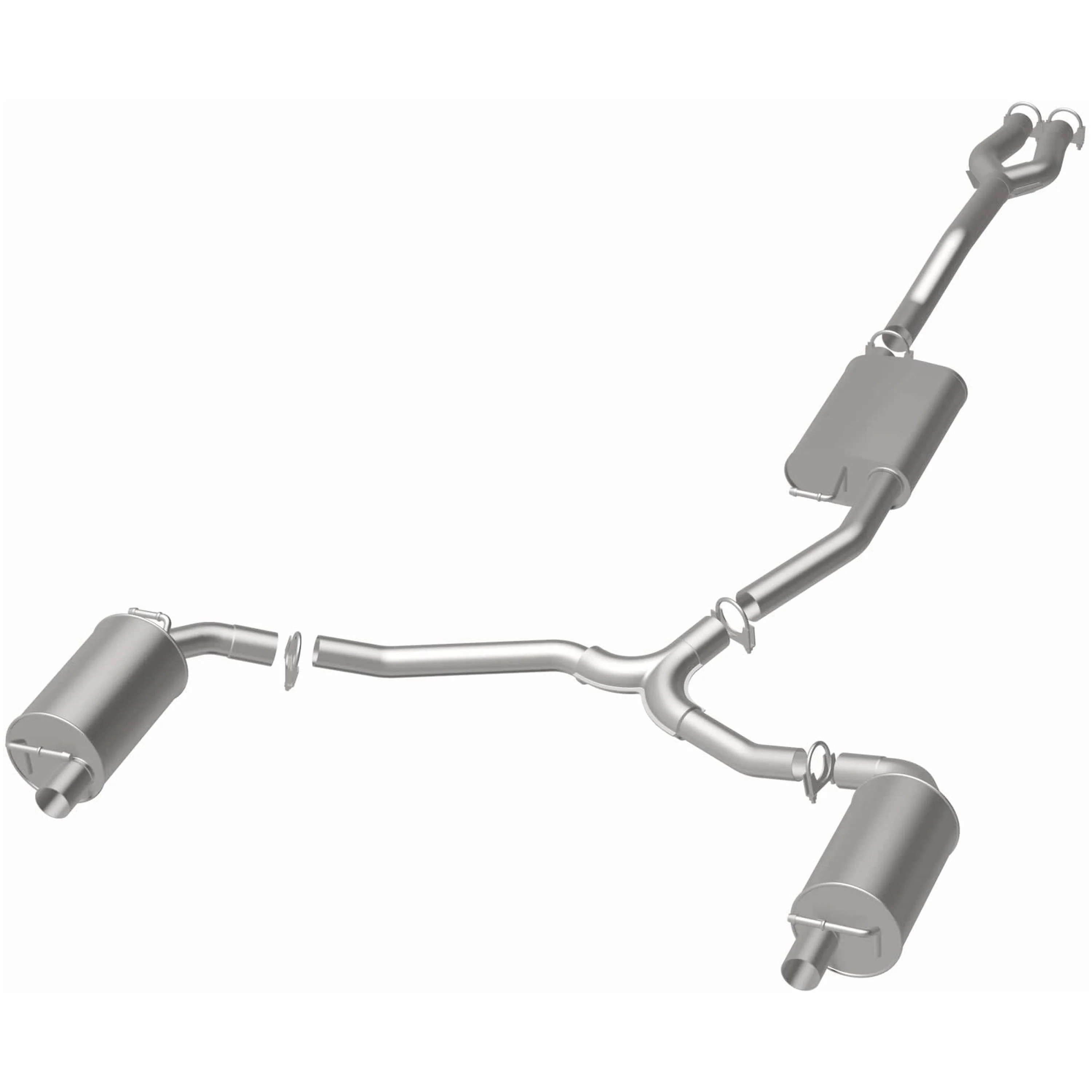 BRExhaust 2011-2014 Chrysler 300 3.6L | 2011-2014 Dodge Charger 3.6L Direct-Fit Exhaust System Kit 106-0842 - Image 3