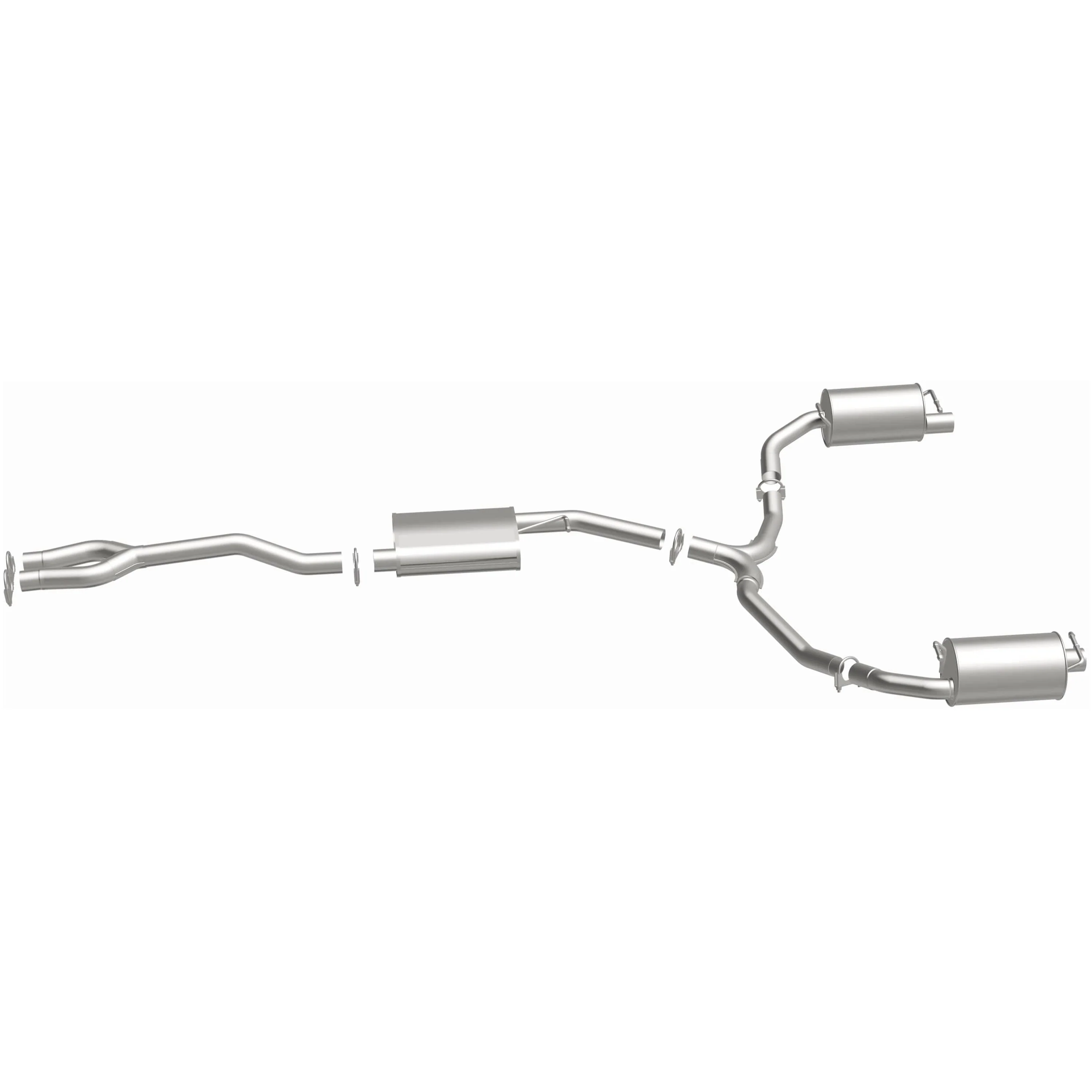BRExhaust 2011-2014 Chrysler 300 3.6L | 2011-2014 Dodge Charger 3.6L Direct-Fit Exhaust System Kit 106-0842 - Image 5