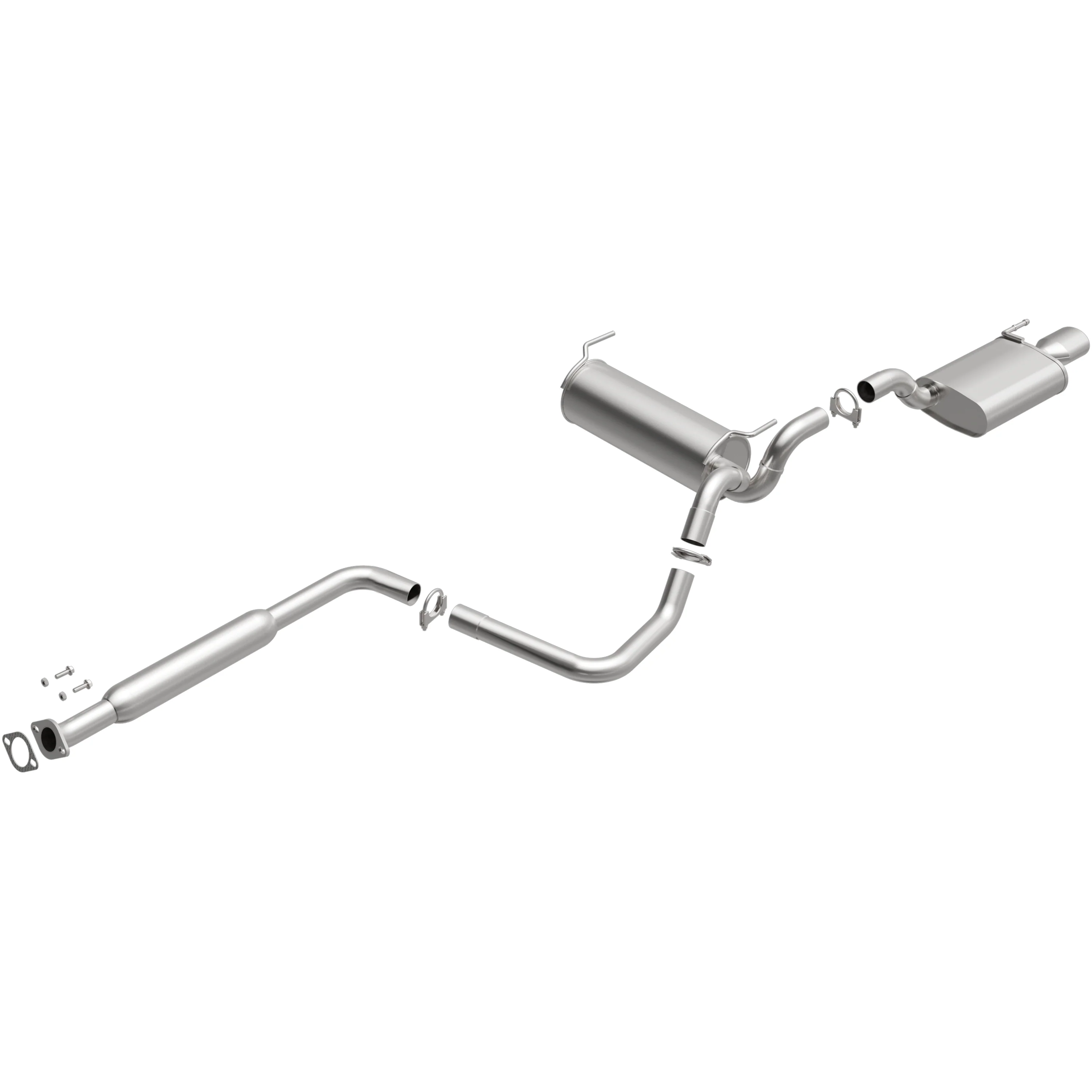 BRExhaust 2012-2017 Buick Verano 2.4L Direct-Fit Exhaust System Kit 106-0844 - Image 4