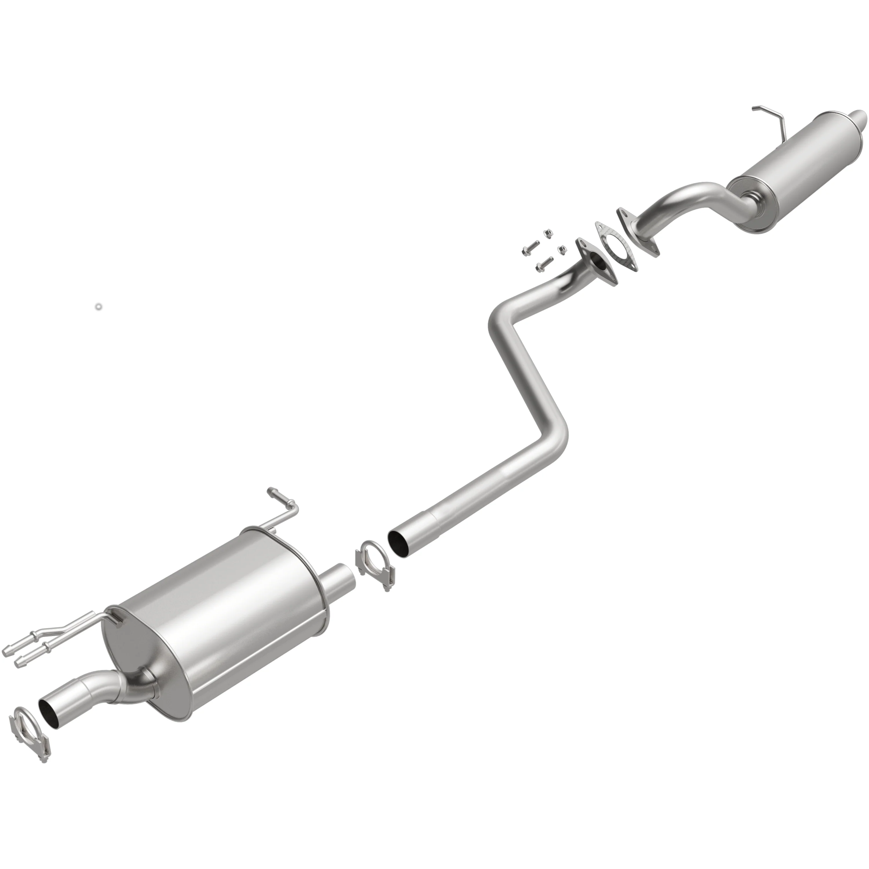 BRExhaust 2014-2016 Kia Soul 2.0L Direct-Fit Exhaust System Kit 106-0845 - Image 4