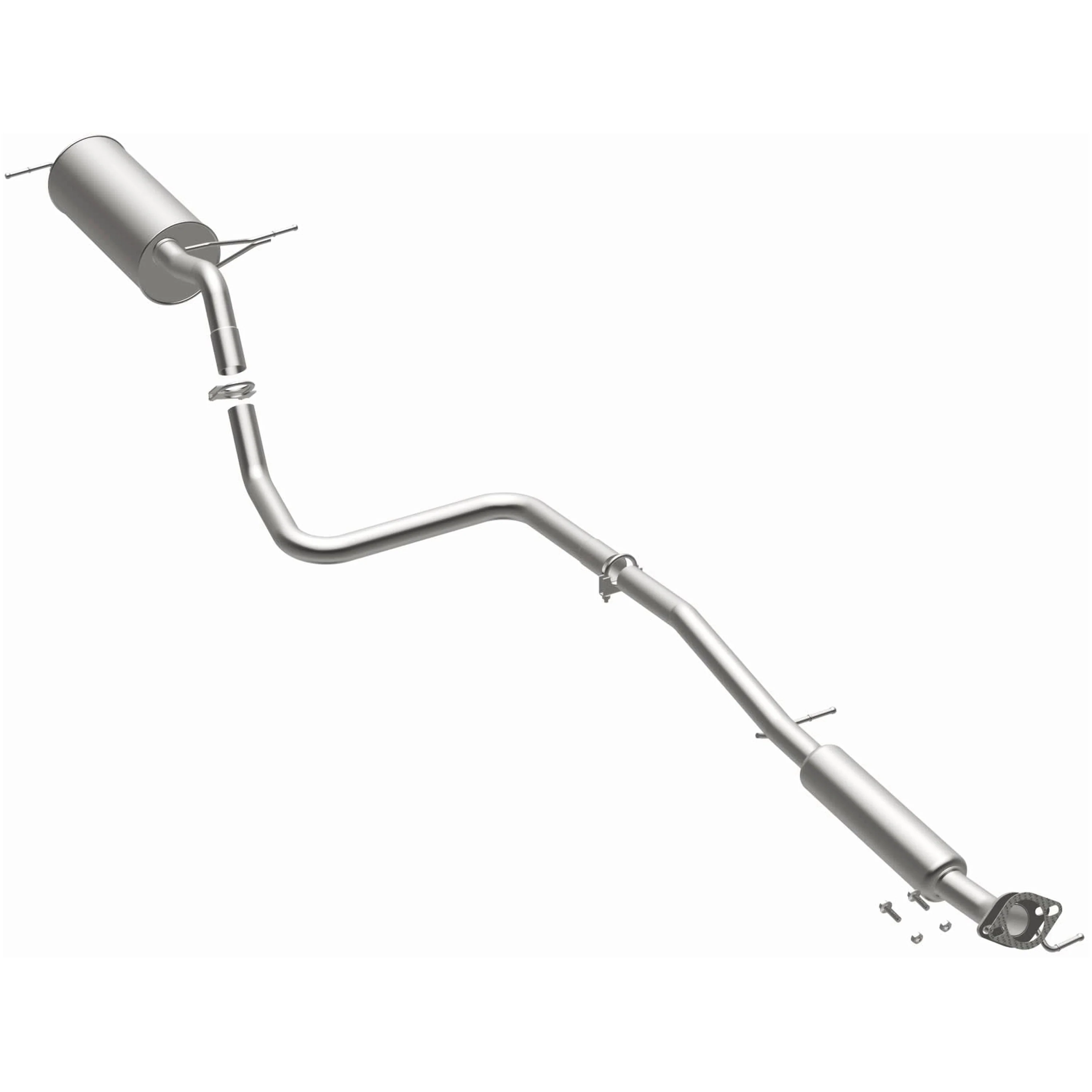 BRExhaust 2011-2016 Ford Fiesta 1.6L Direct-Fit Exhaust System Kit 106-0846 - Image 2