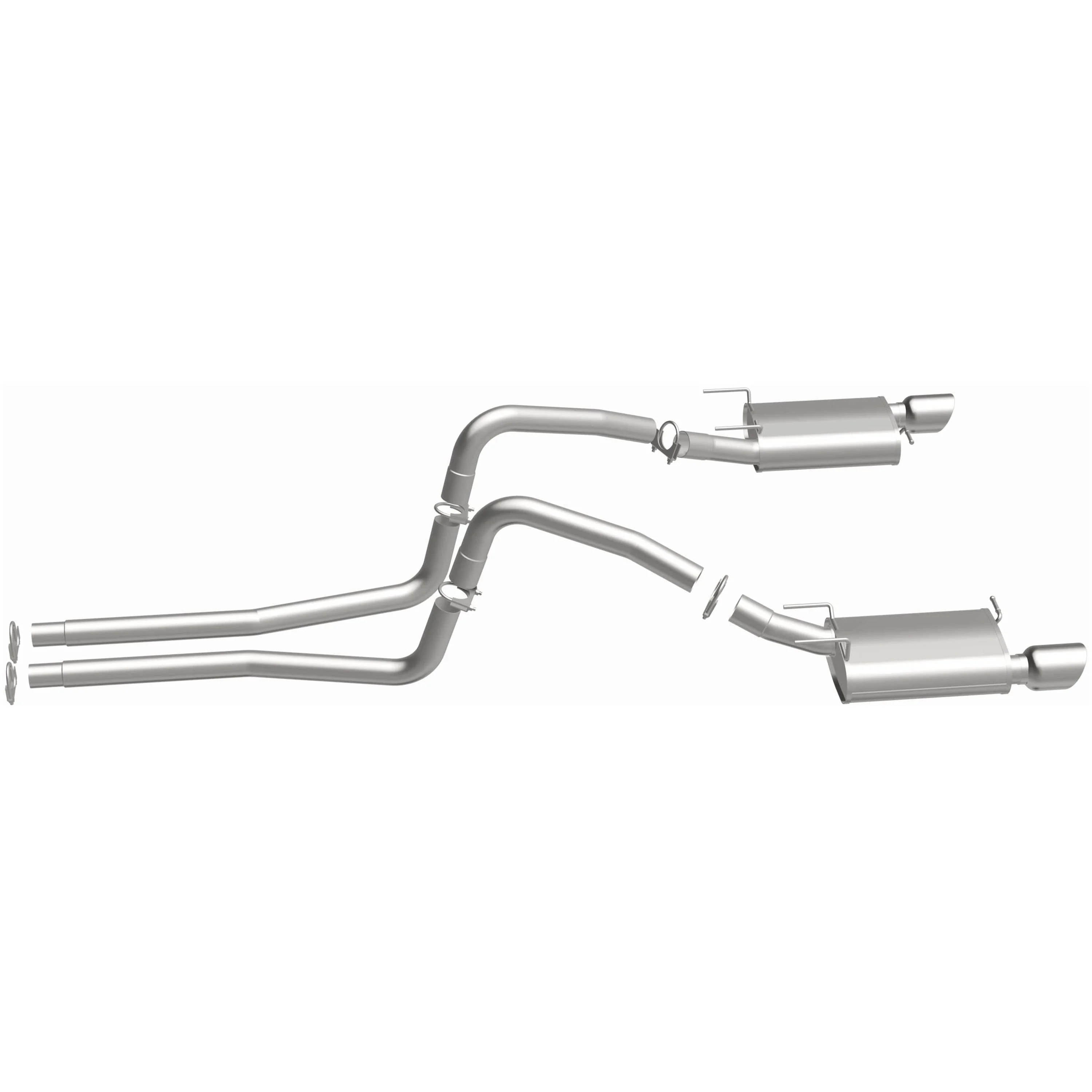 BRExhaust 2011-2014 Ford Mustang 3.7L Direct-Fit Exhaust System Kit 106-0847 - Image 5